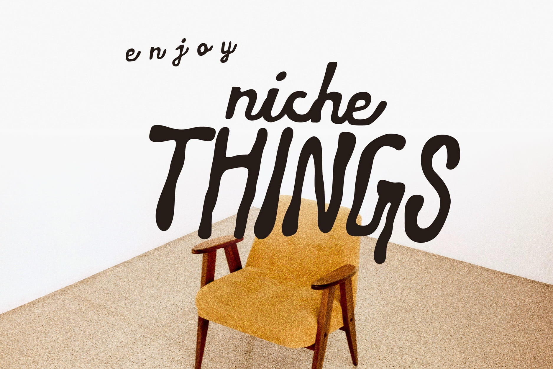Niche Things Messy Handwritten Script Victoria Strukovskaya