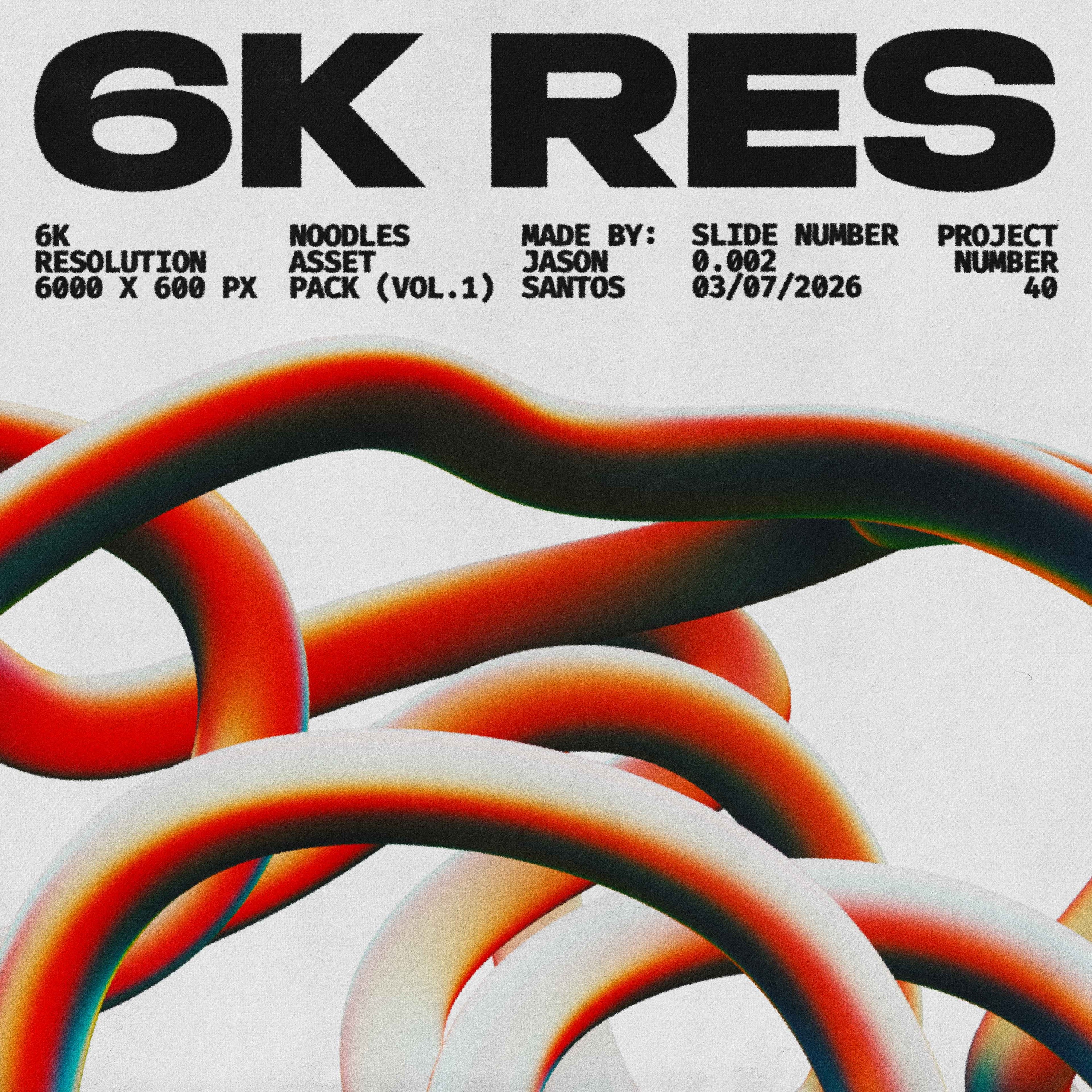 Noodles Asset Pack (Vol.1) Abstract Line Graphics Jason Santos