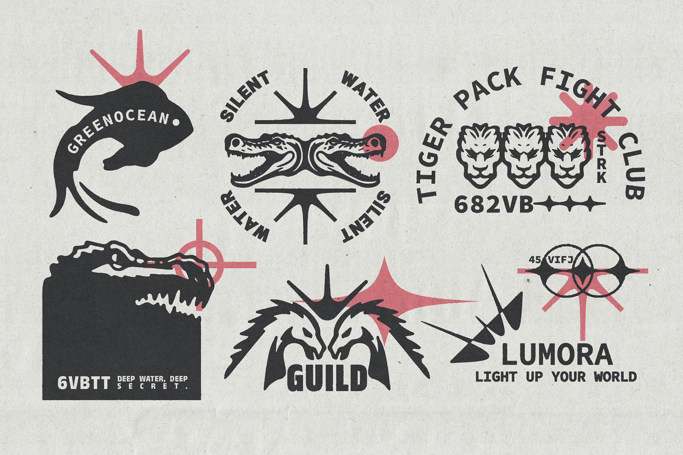 Numina Editable Logo Badge Set