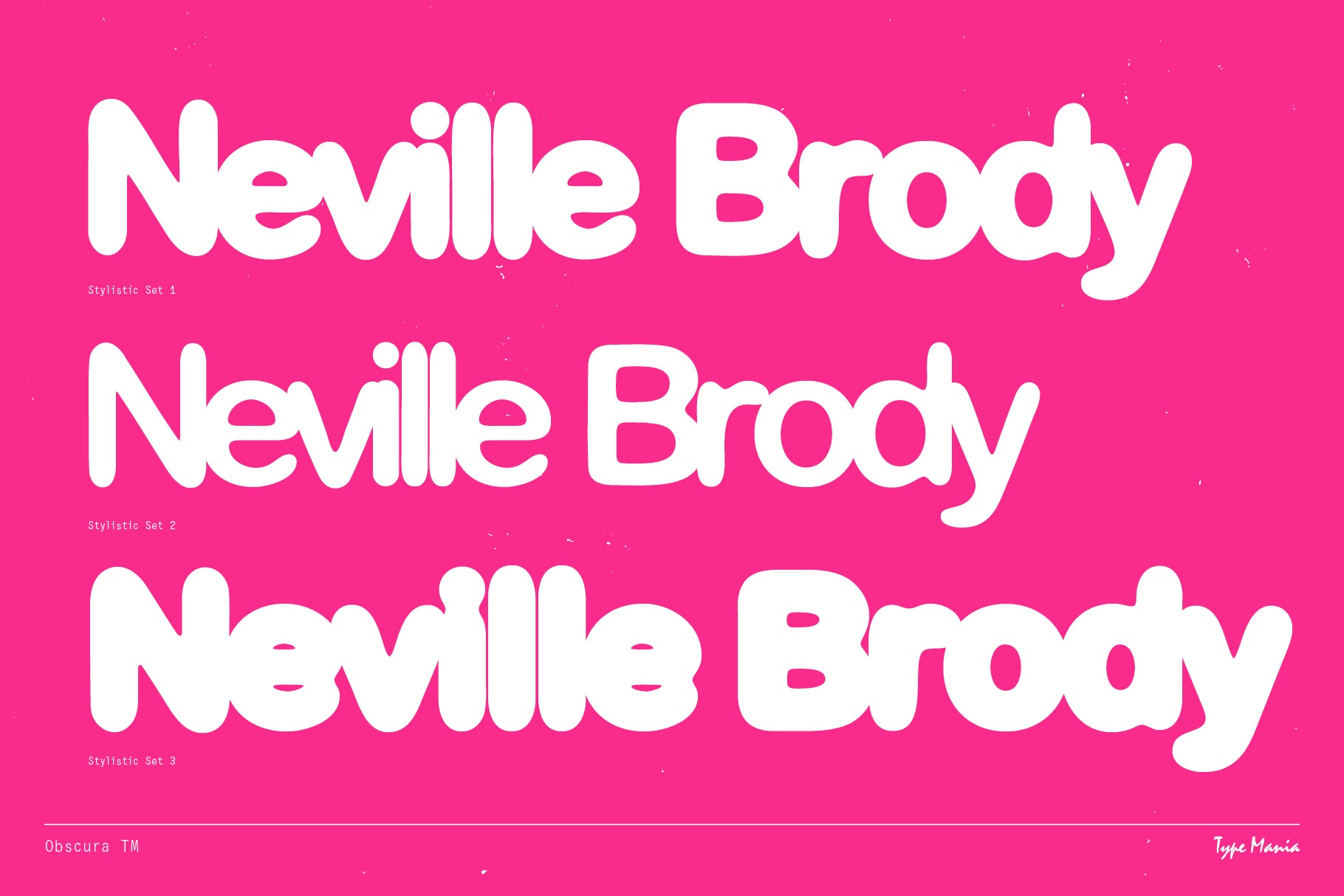 Obscura TM Type Mania