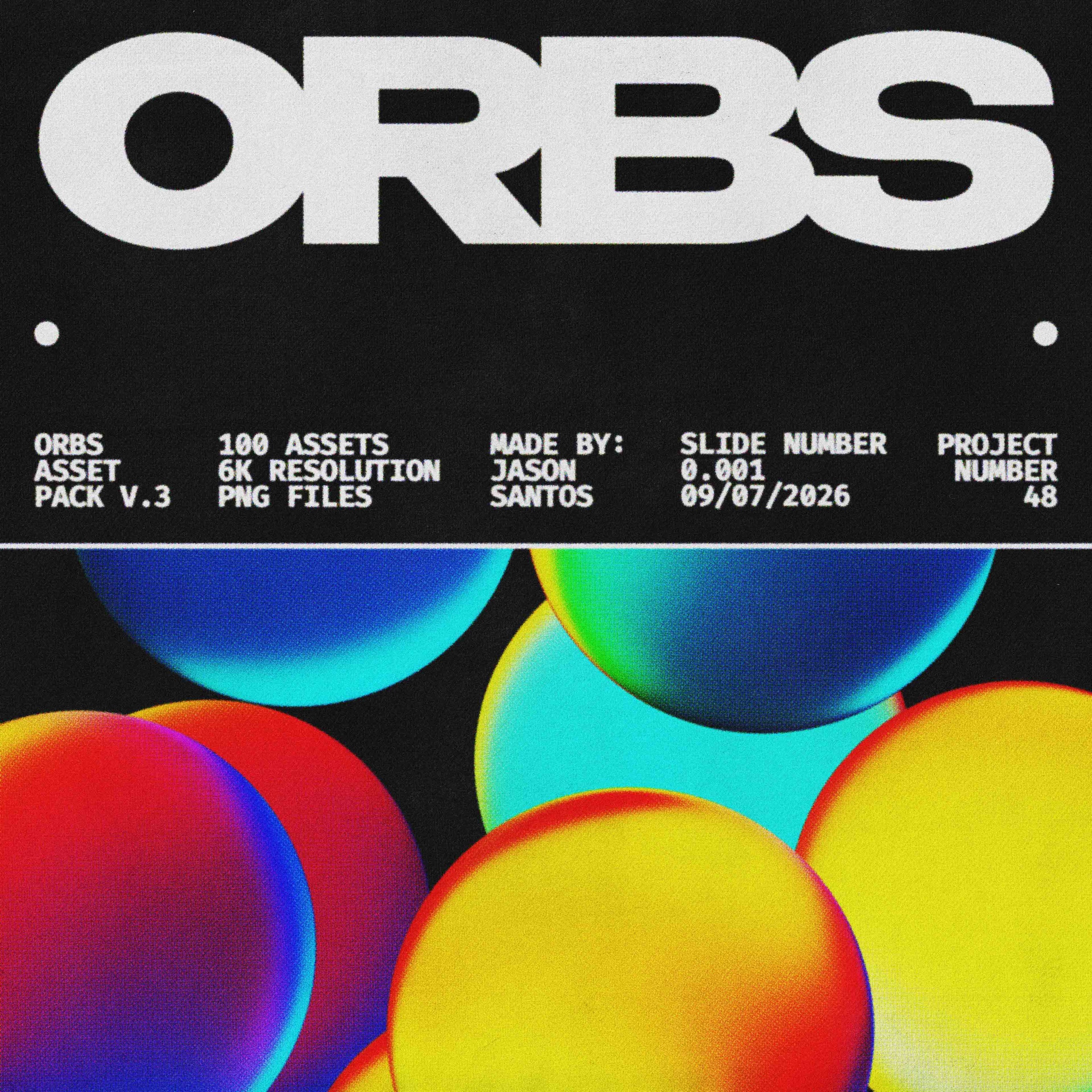 Orbs Asset Pack (Vol.3) Abstract Floral Graphics Jason Santos