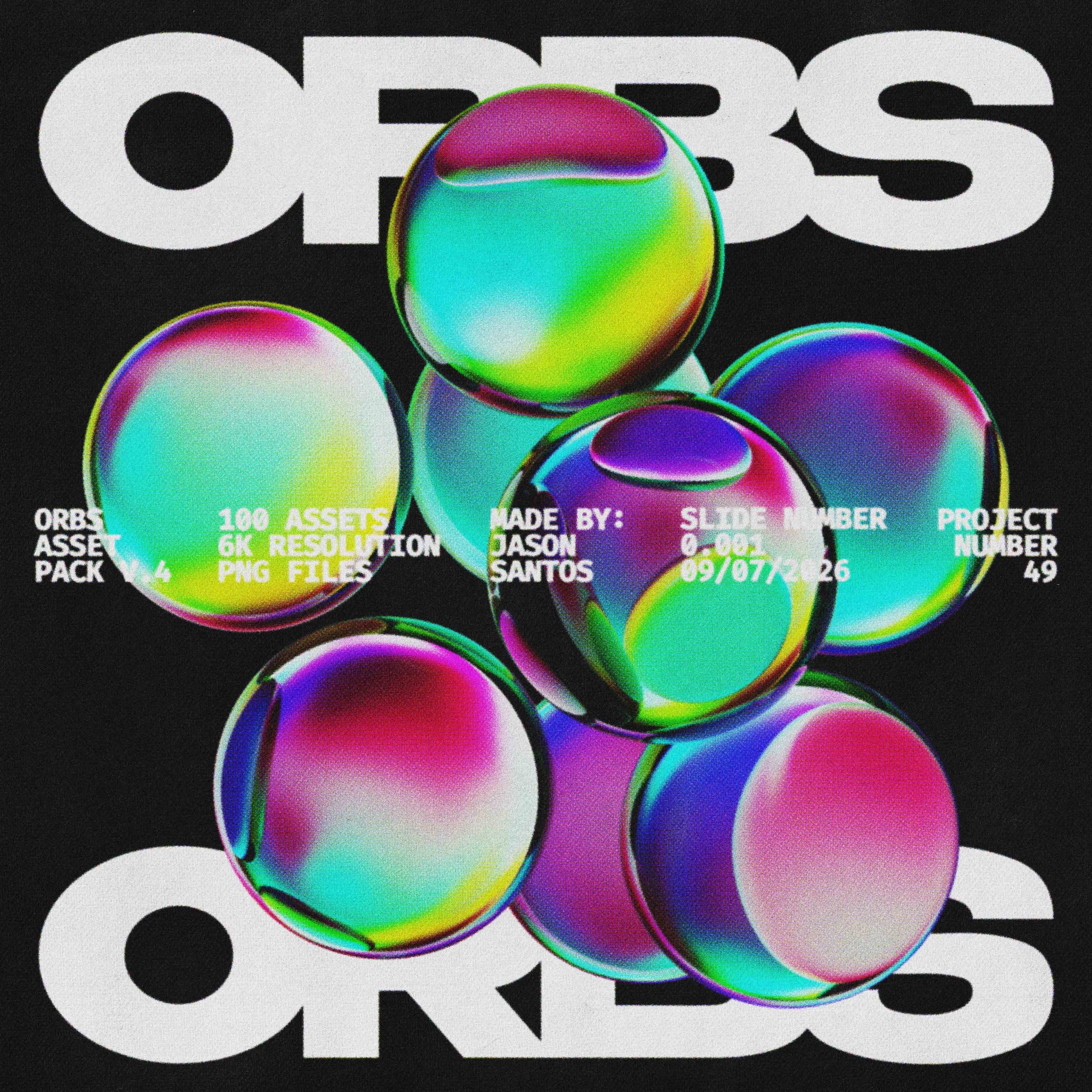 Orbs Asset Pack (Vol.4) Glass Floral Graphics Jason Santos