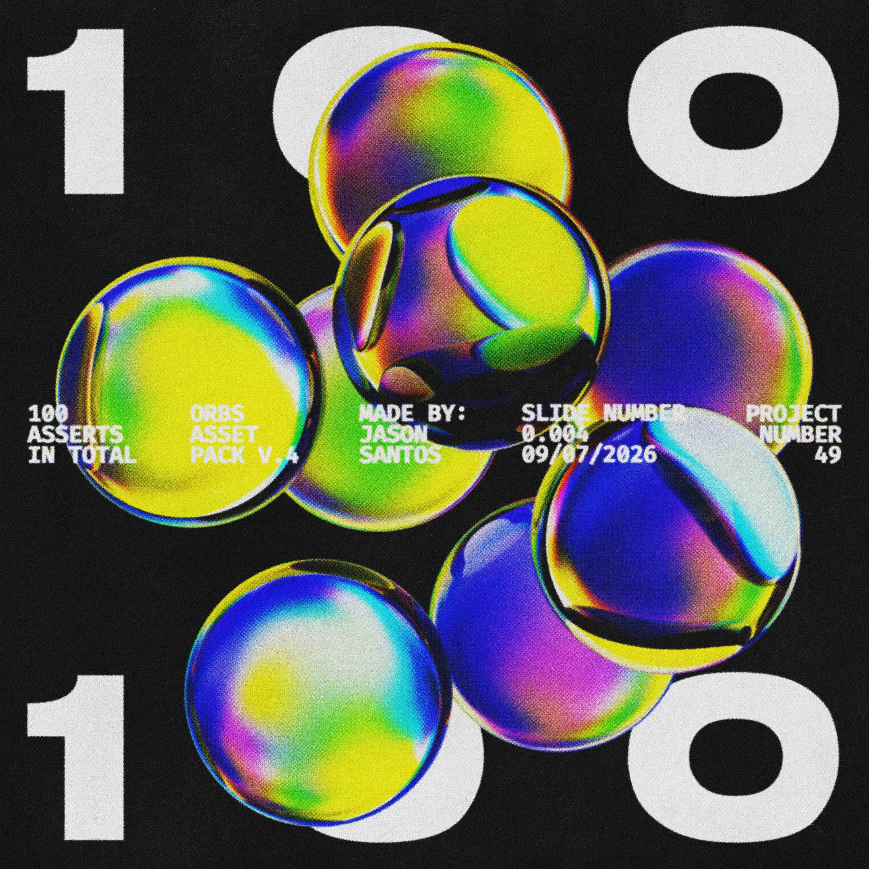Orbs Asset Pack (Vol.4) Glass Floral Graphics Jason Santos