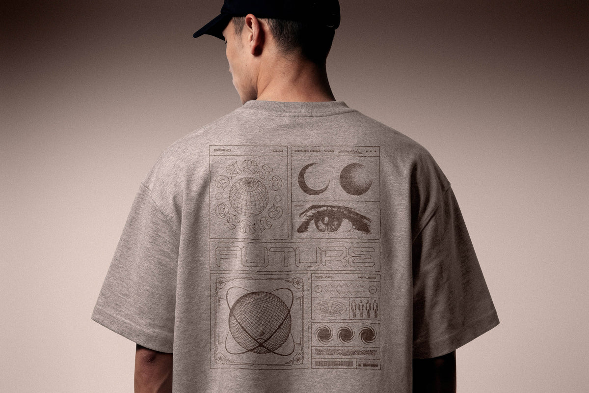 Oversize T-Shirt Back Print Mockup Pixelbuddha