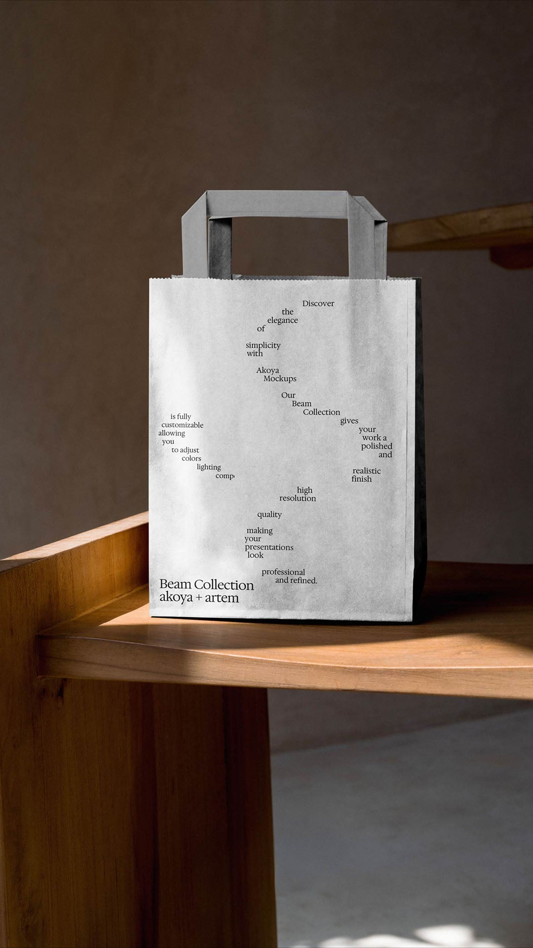 Paper Bag Mockup 02 Akoya Mockups