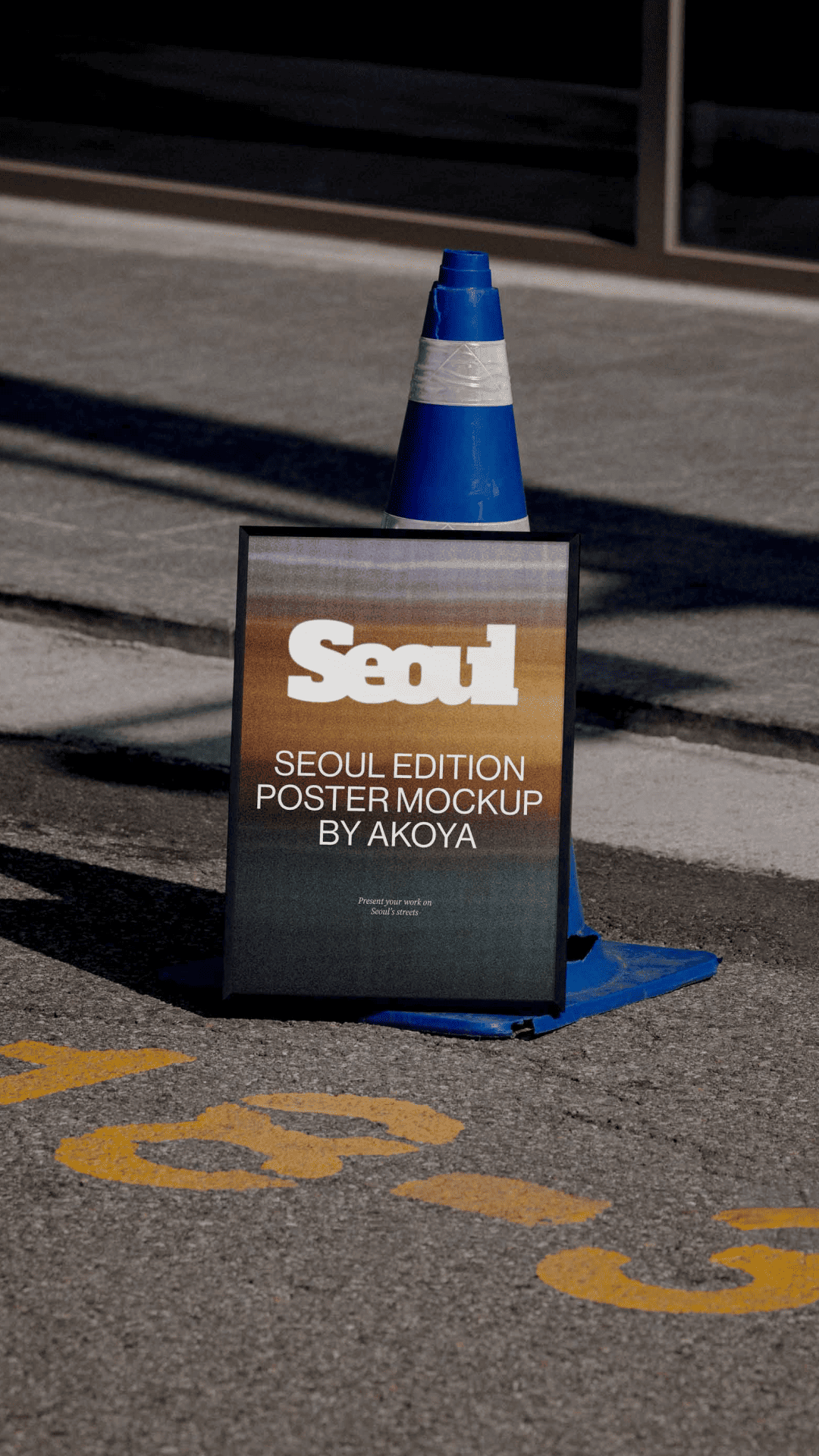 Seoul Poster Mockup 034 Akoya Mockups