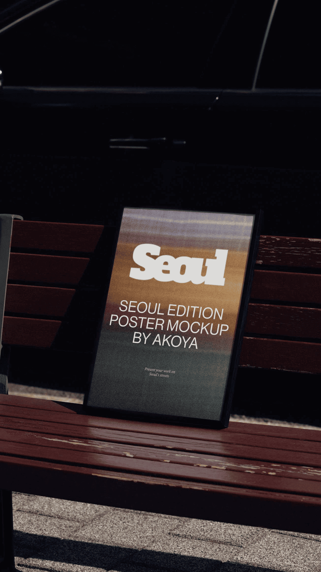 Seoul Poster Mockup 035 Akoya Mockups