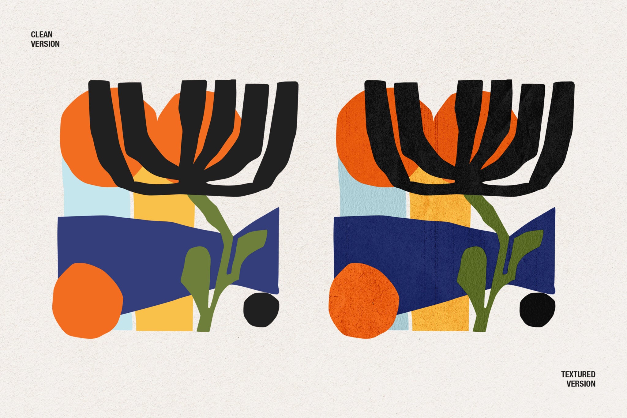 Paper Cut-Out Shapes Collection Pixelbuddha