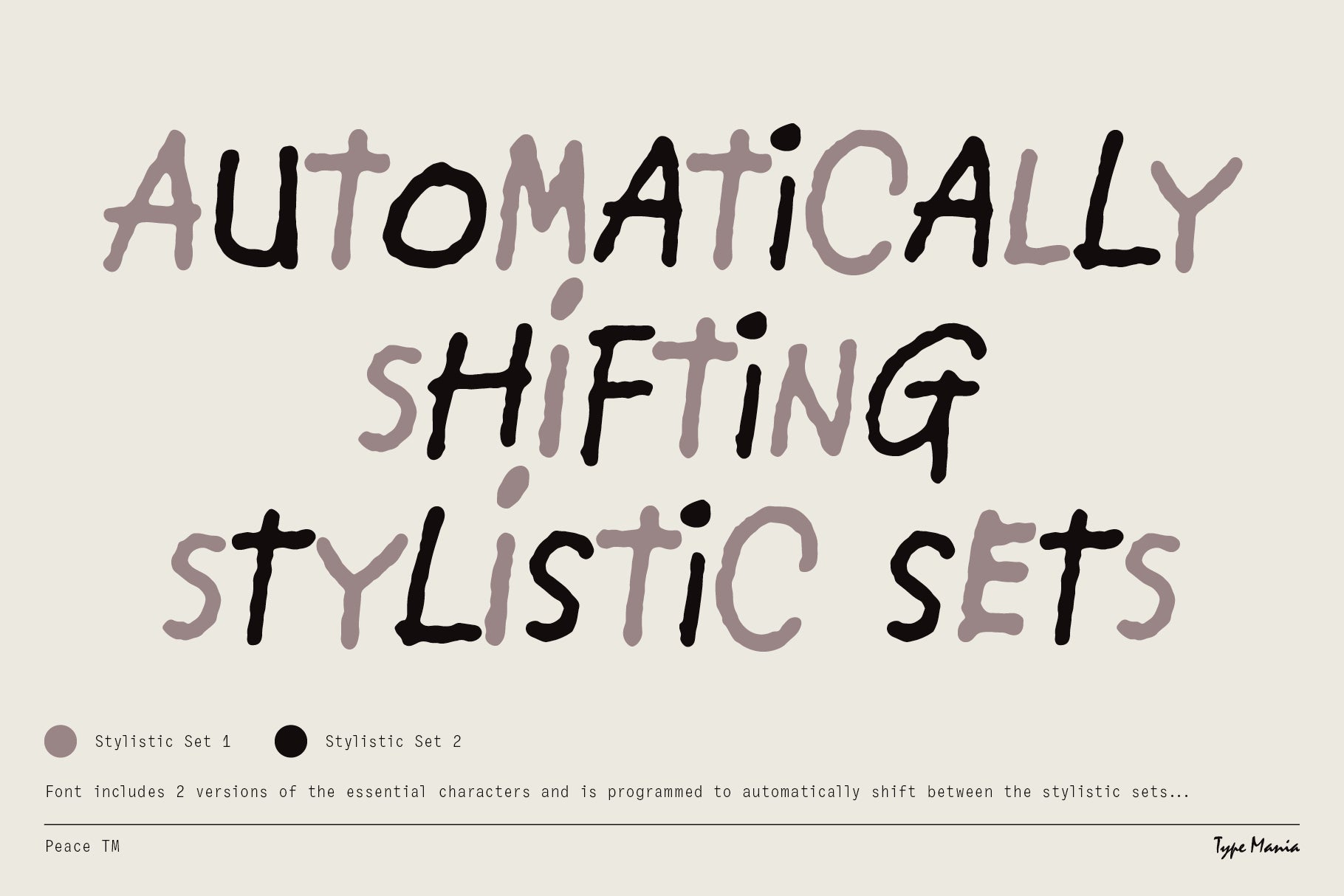 Peace TM Type Mania