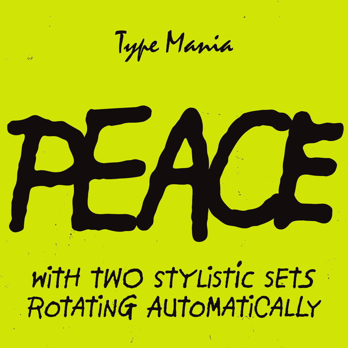 Peace TM Type Mania