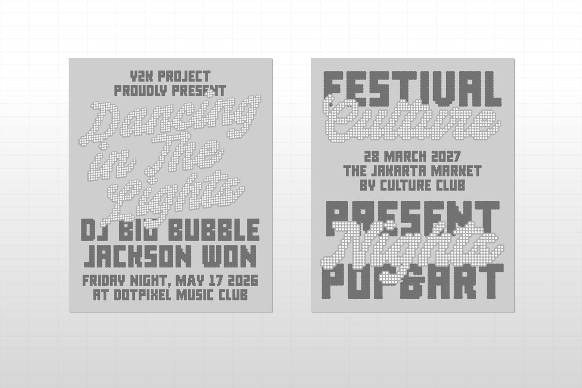 TNSC Blurr Clubs Typeface The Native Saint Club