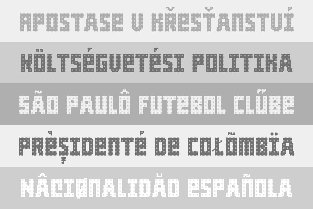 TNSC Blurr Clubs Typeface The Native Saint Club