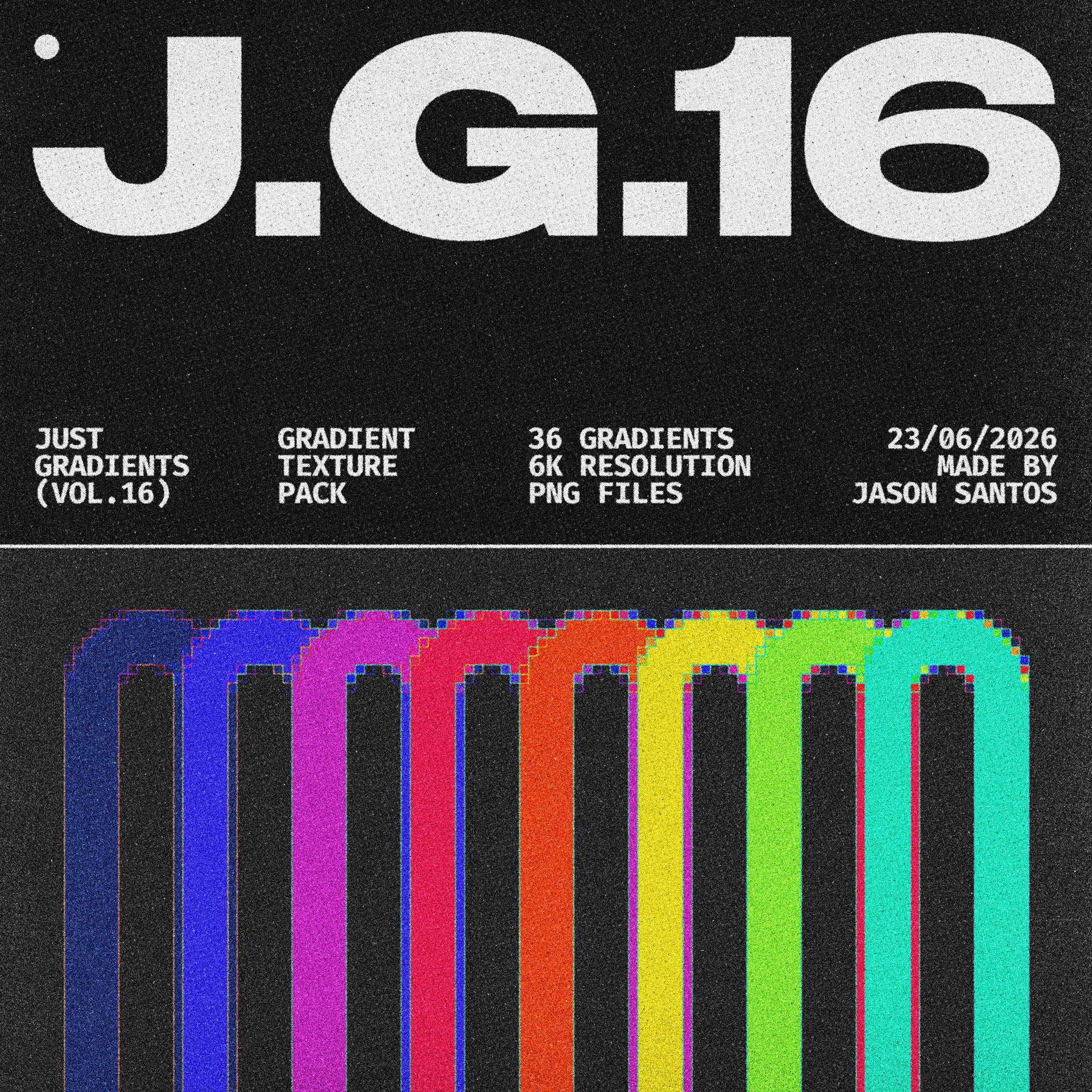 Just Gradient (Vol.16) Pixel Ring Textures Jason Santos