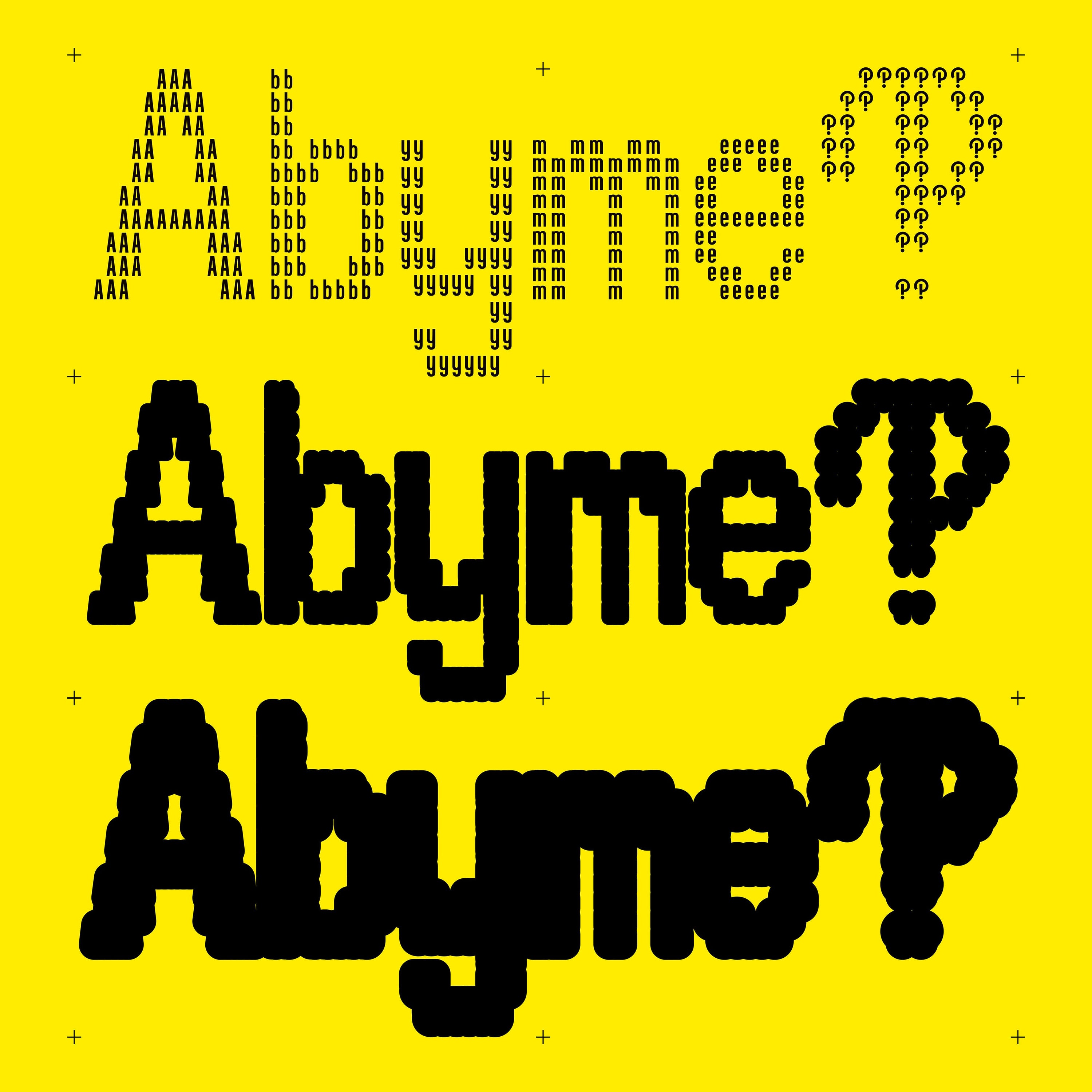 Abyme Typeface Maxime Thill