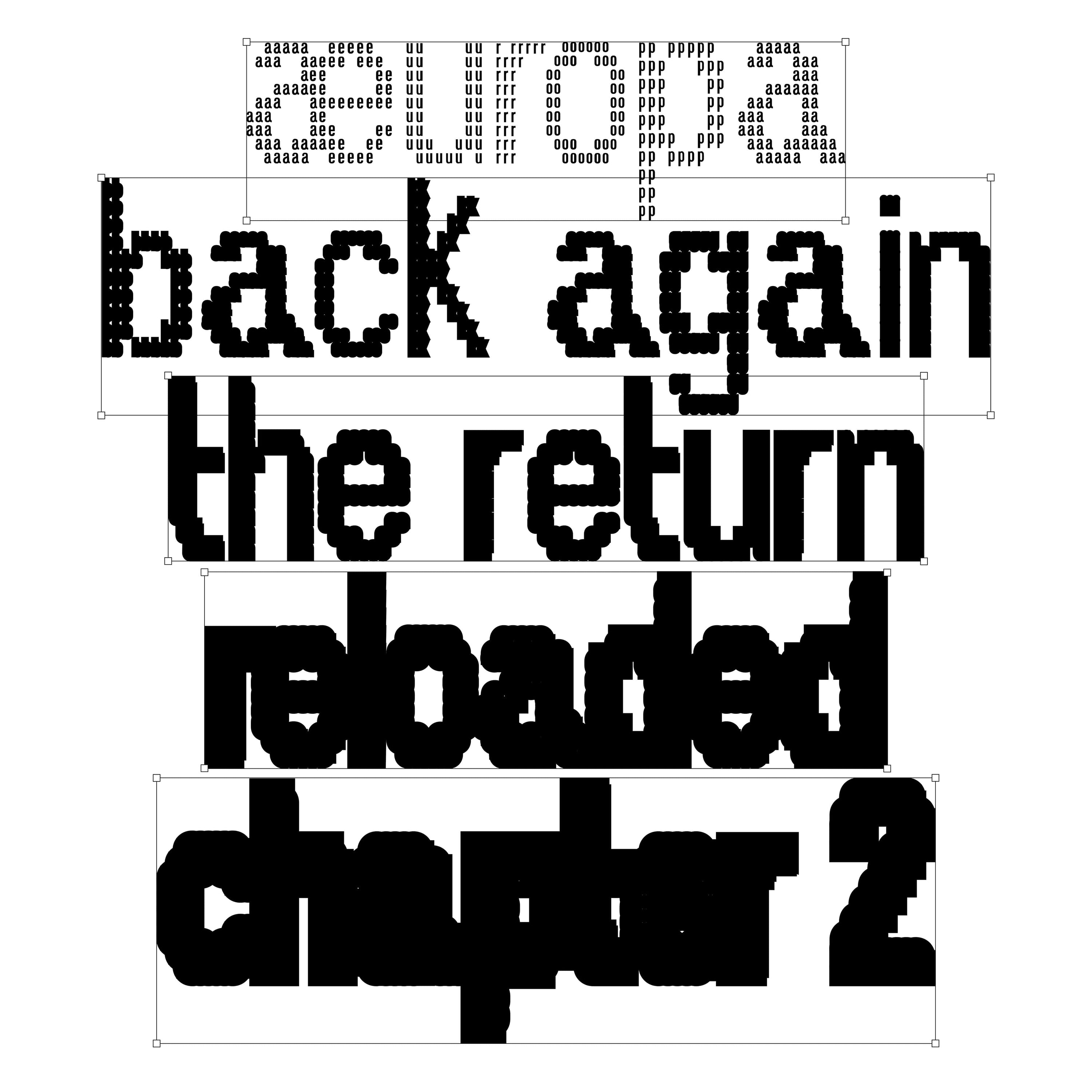 Abyme Typeface Maxime Thill