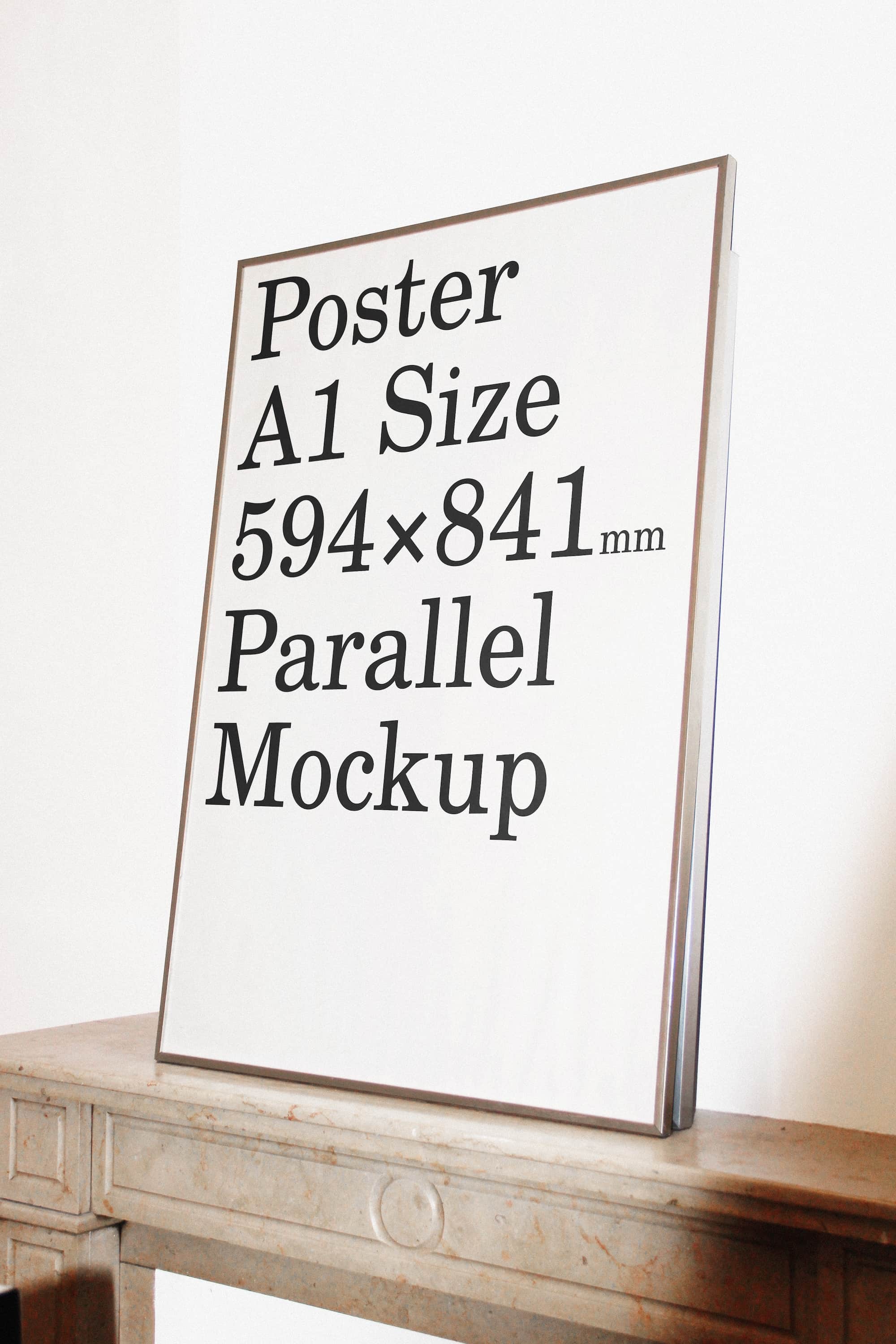 Poster Mockup OF-A-33 Parallel Mockup