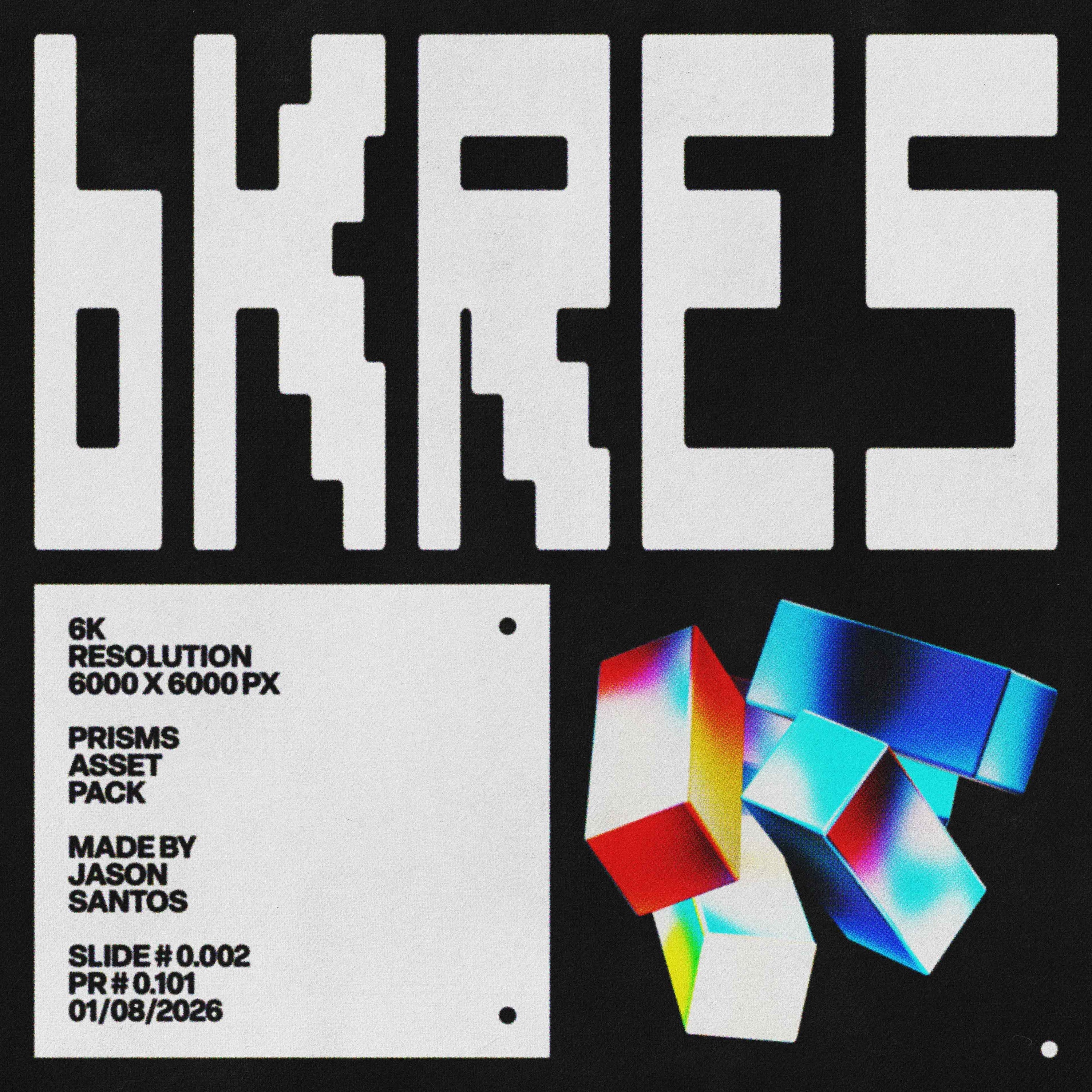 Prisms Asset Pack (Vol.1) Abstract Geometric Forms Jason Santos