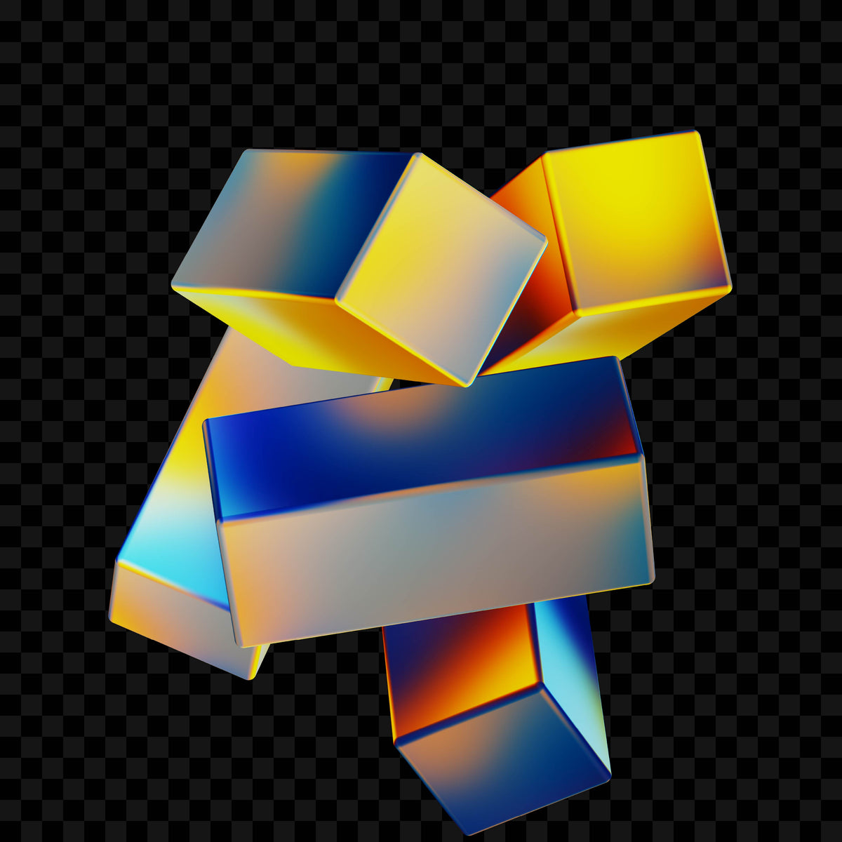 Prisms Asset Pack (Vol.1) Abstract Geometric Forms Jason Santos