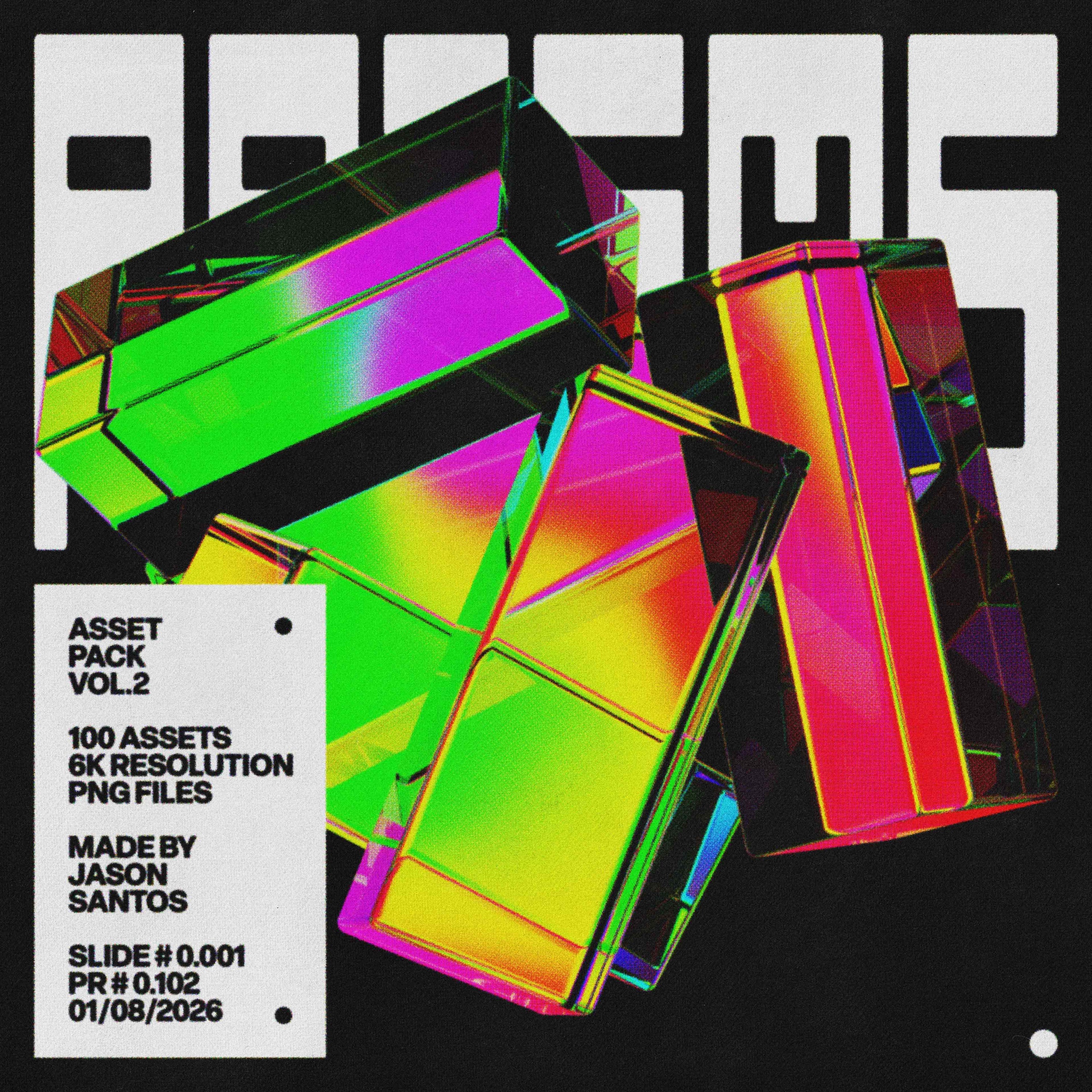 Prisms Asset Pack (Vol.2) Glass Abstract Fragments Jason Santos