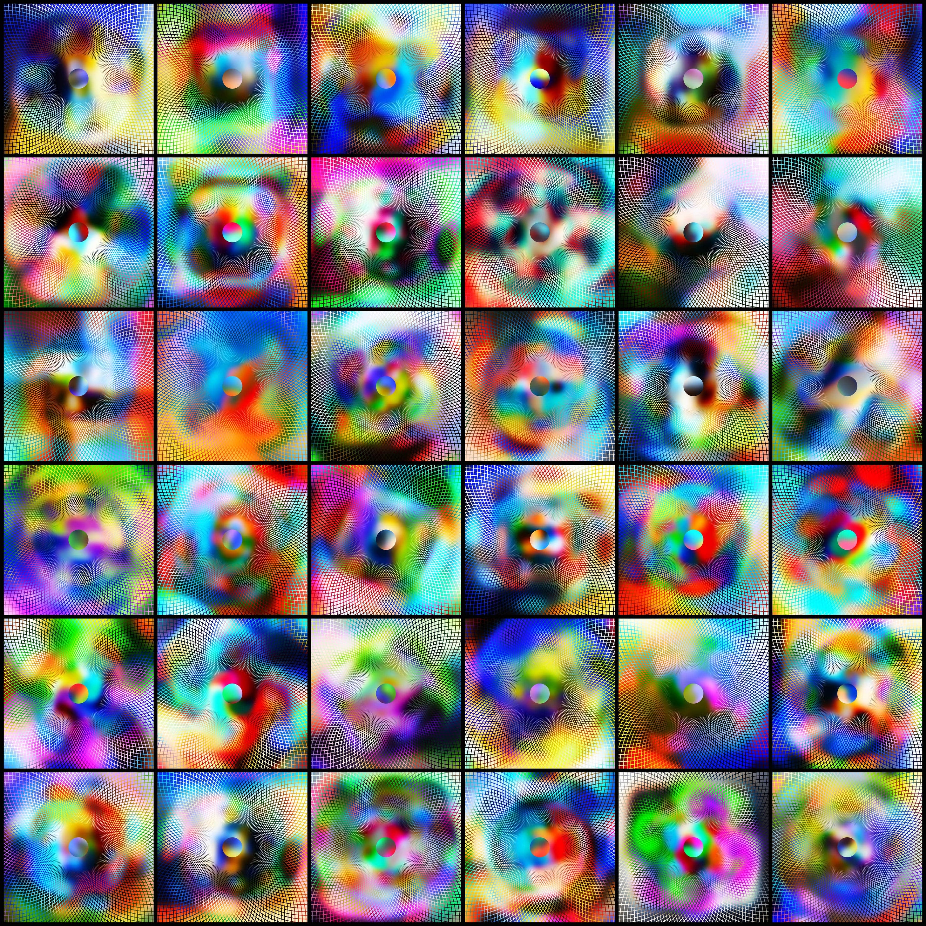 Just Gradient (Vol.11) Radial Mesh Textures Jason Santos