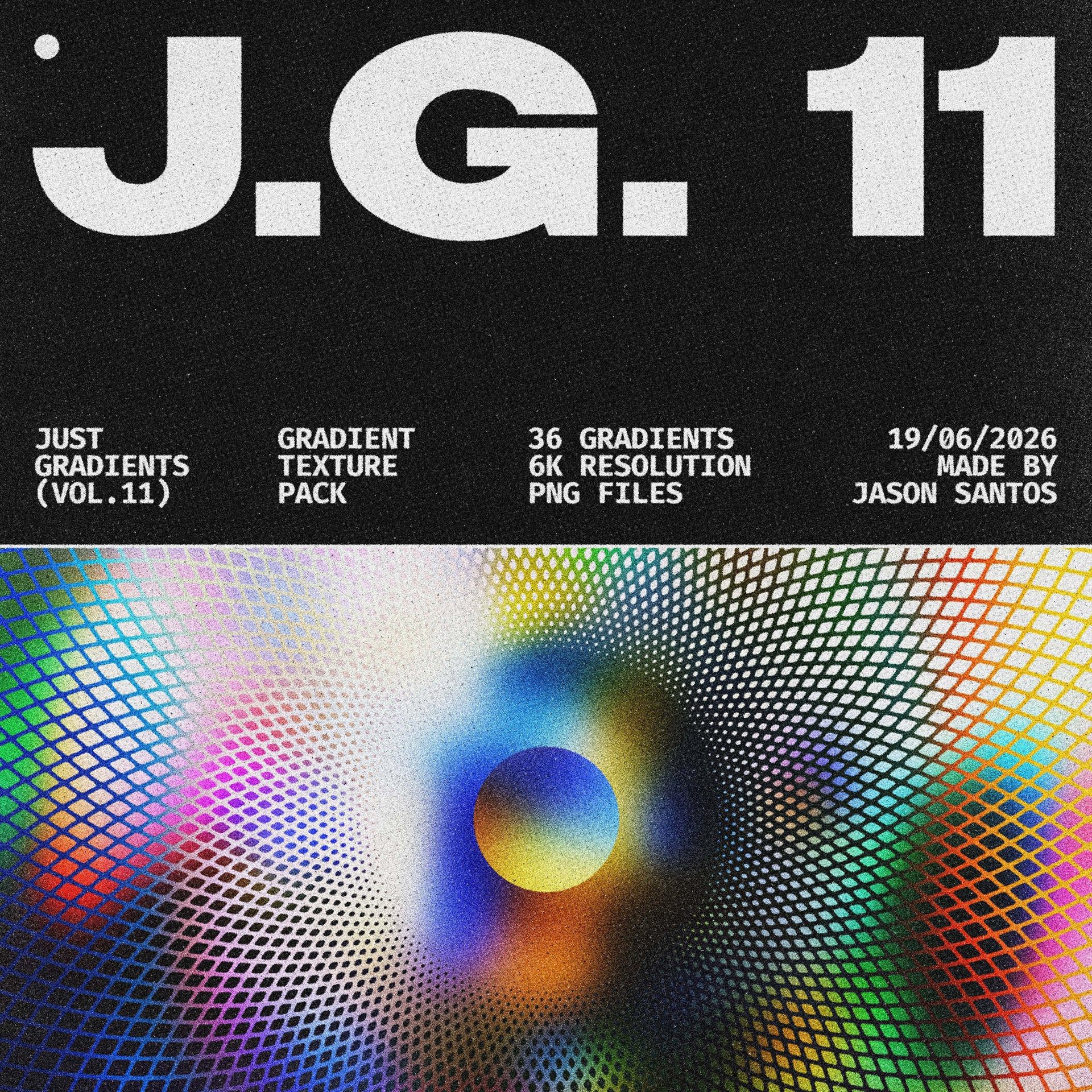 Just Gradient (Vol.11) Radial Mesh Textures Jason Santos