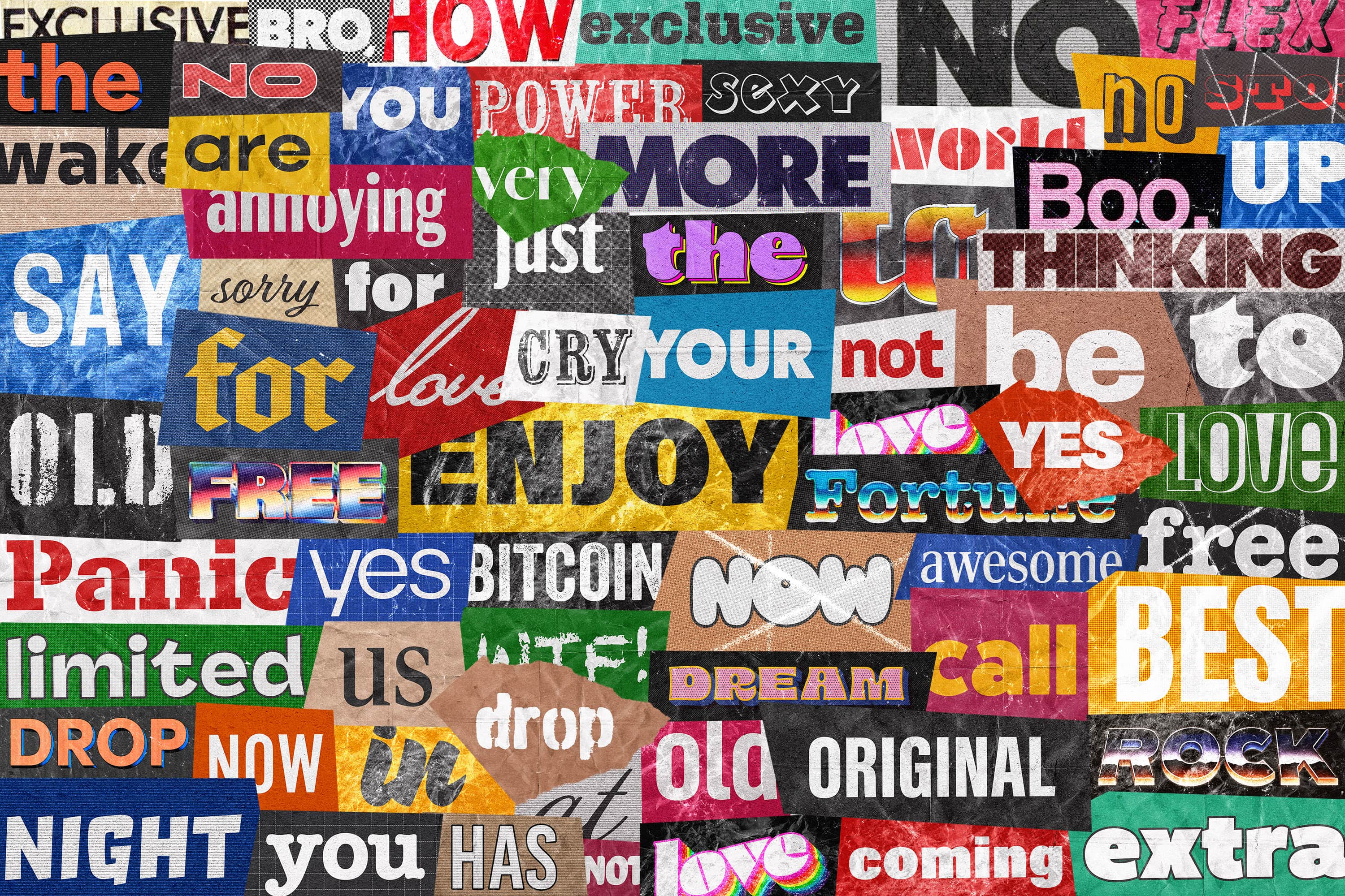 Ransom Note Letters Collection Pixelbuddha