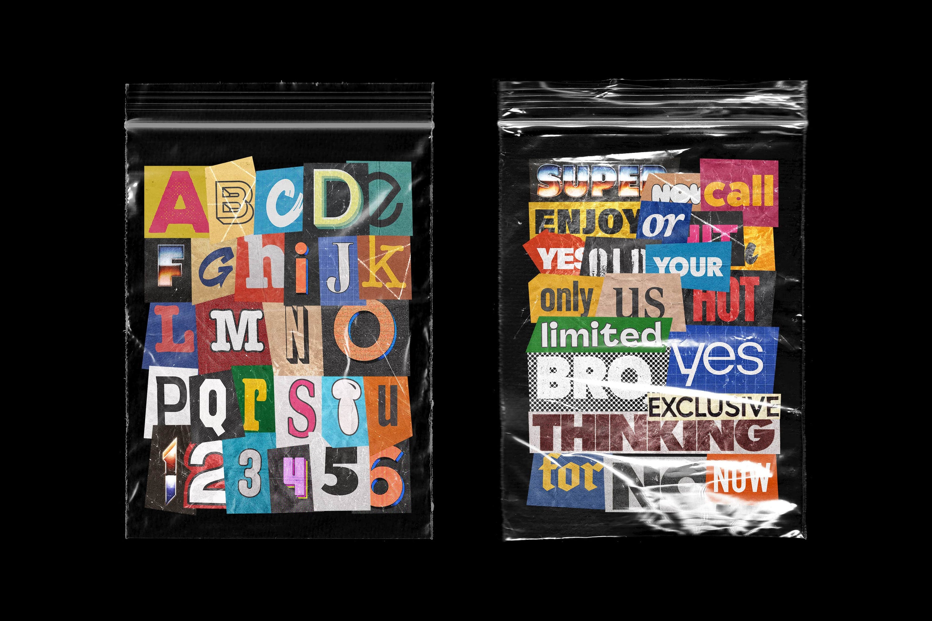 Ransom Note Letters Collection Pixelbuddha