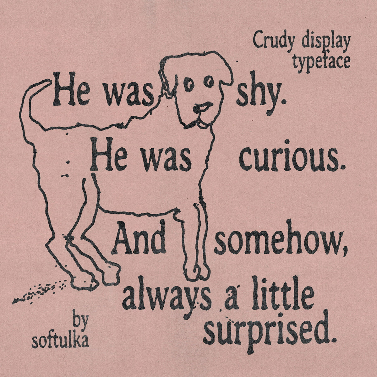 Crudy Typeface Softulka