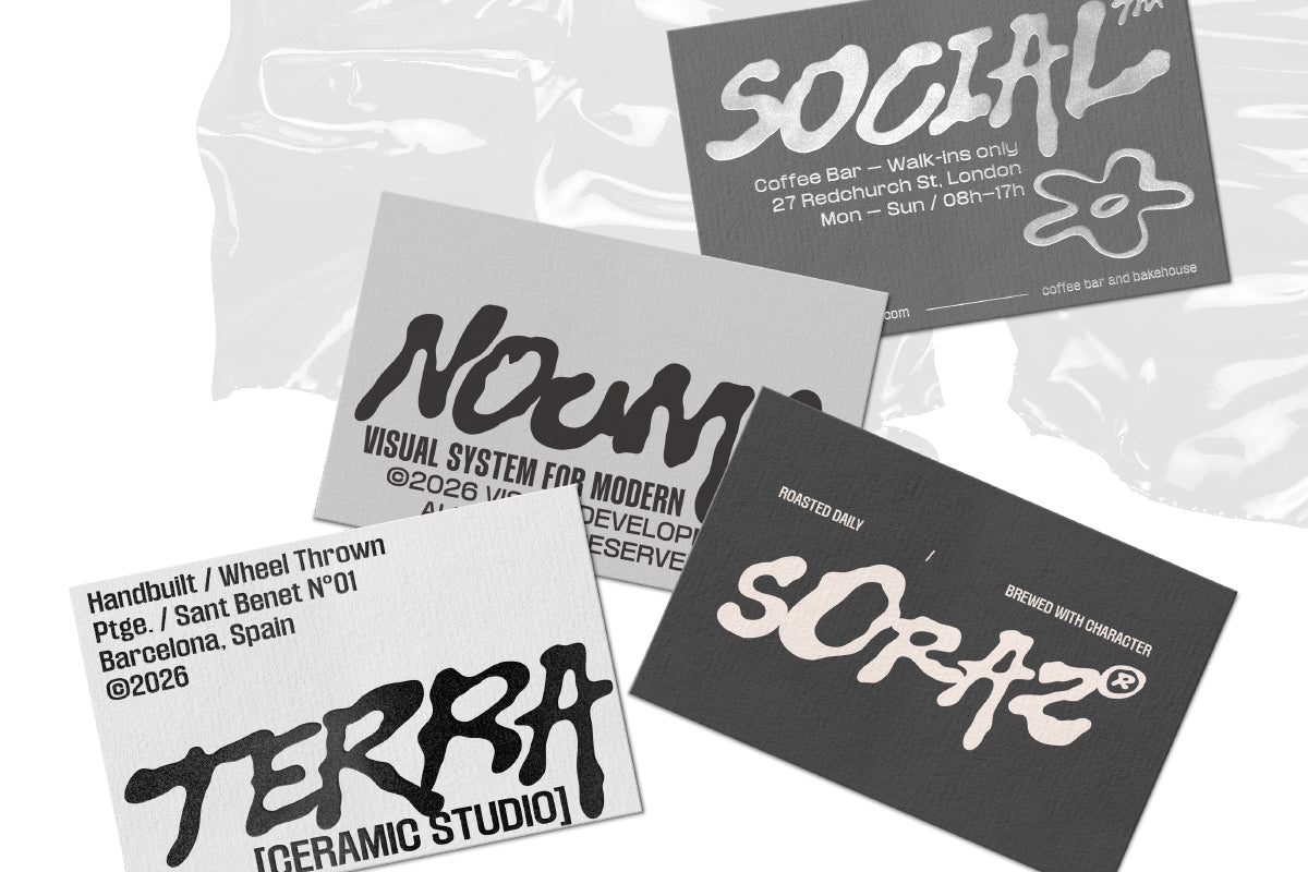 Weird Horses Typeface The Native Saint Club