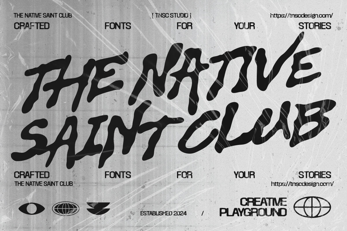 Weird Horses Typeface The Native Saint Club