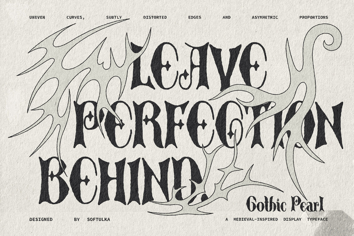 Gothic Pearl Typeface Softulka