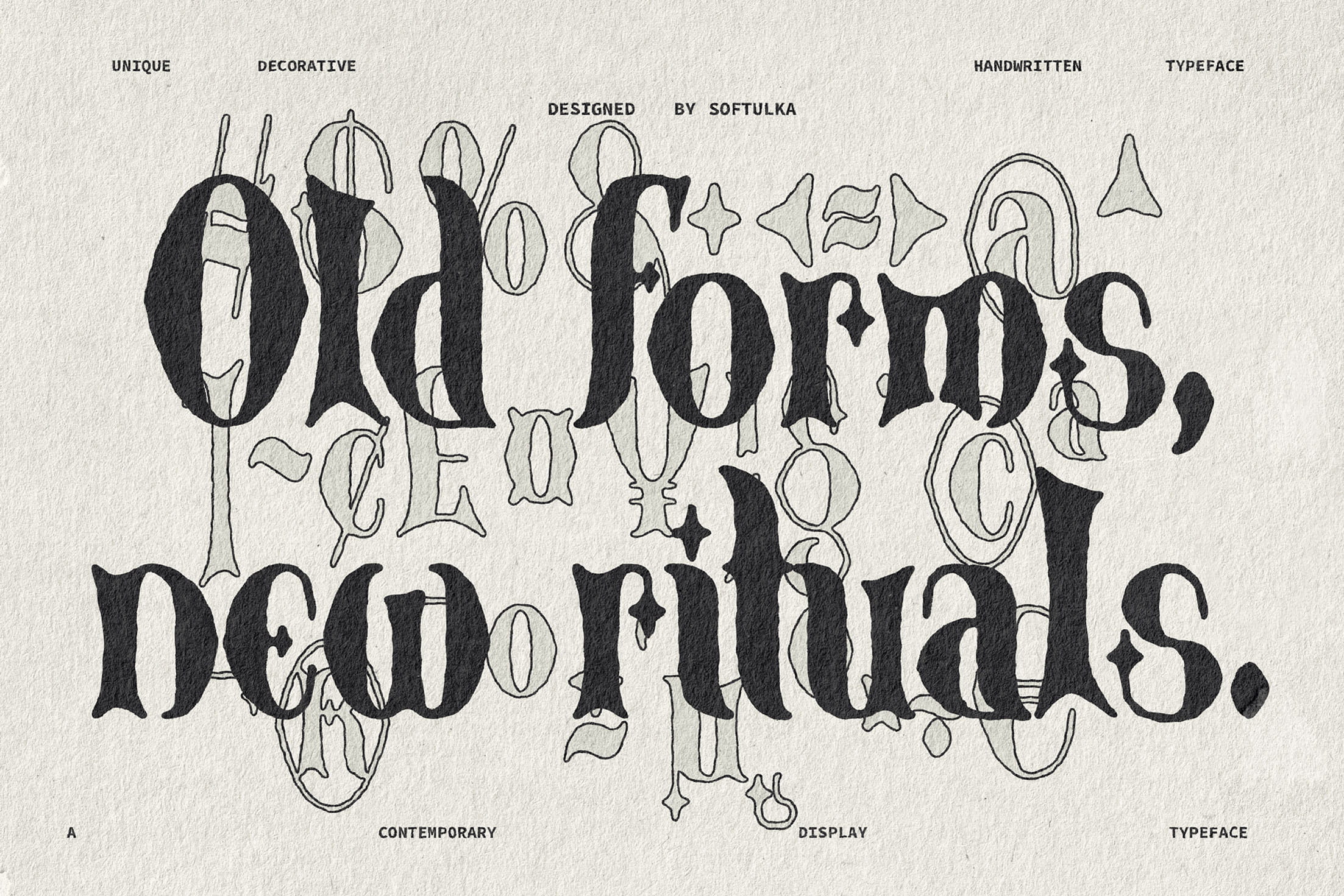 Gothic Pearl Typeface Softulka