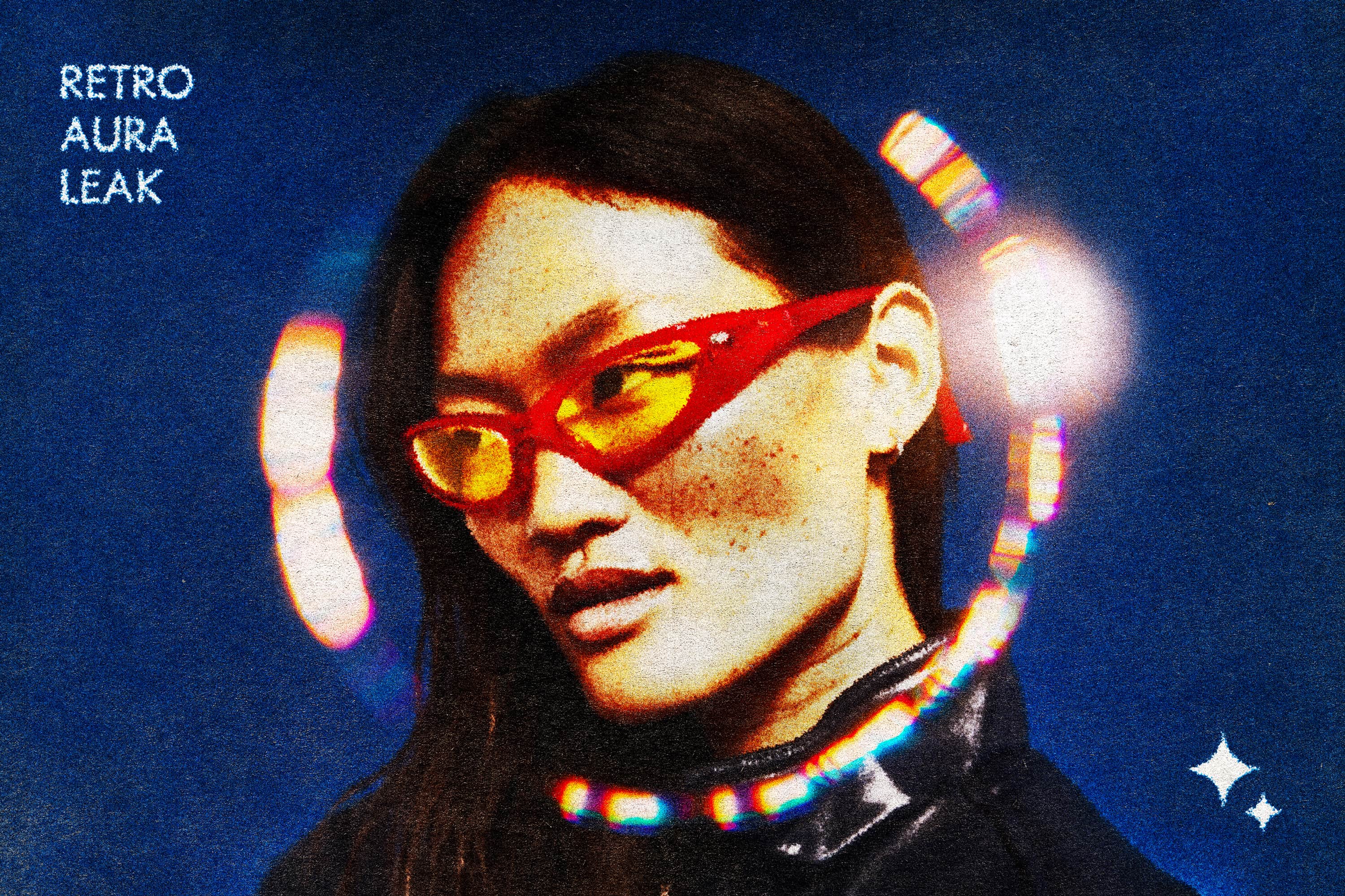 Retro Aura Leak Photo Effect Pixelbuddha
