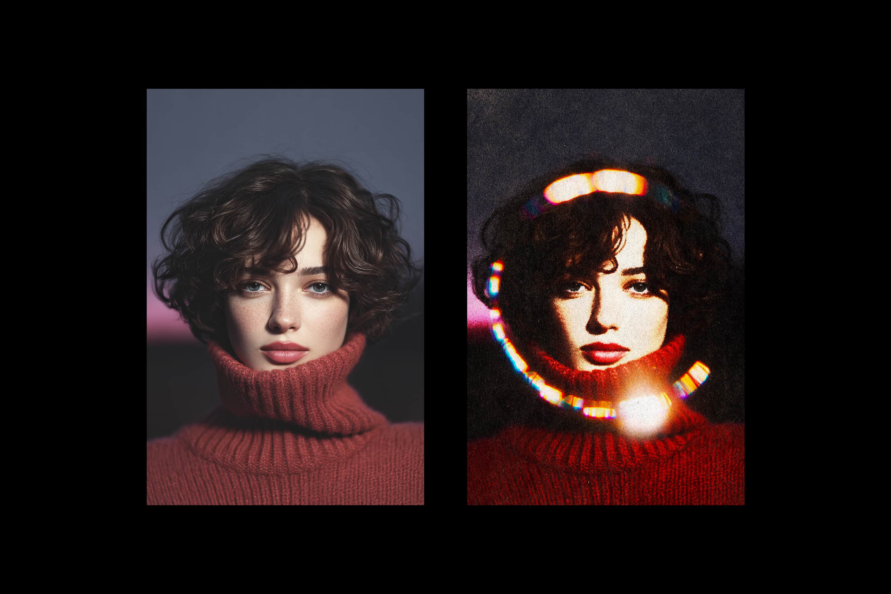 Retro Aura Leak Photo Effect Pixelbuddha