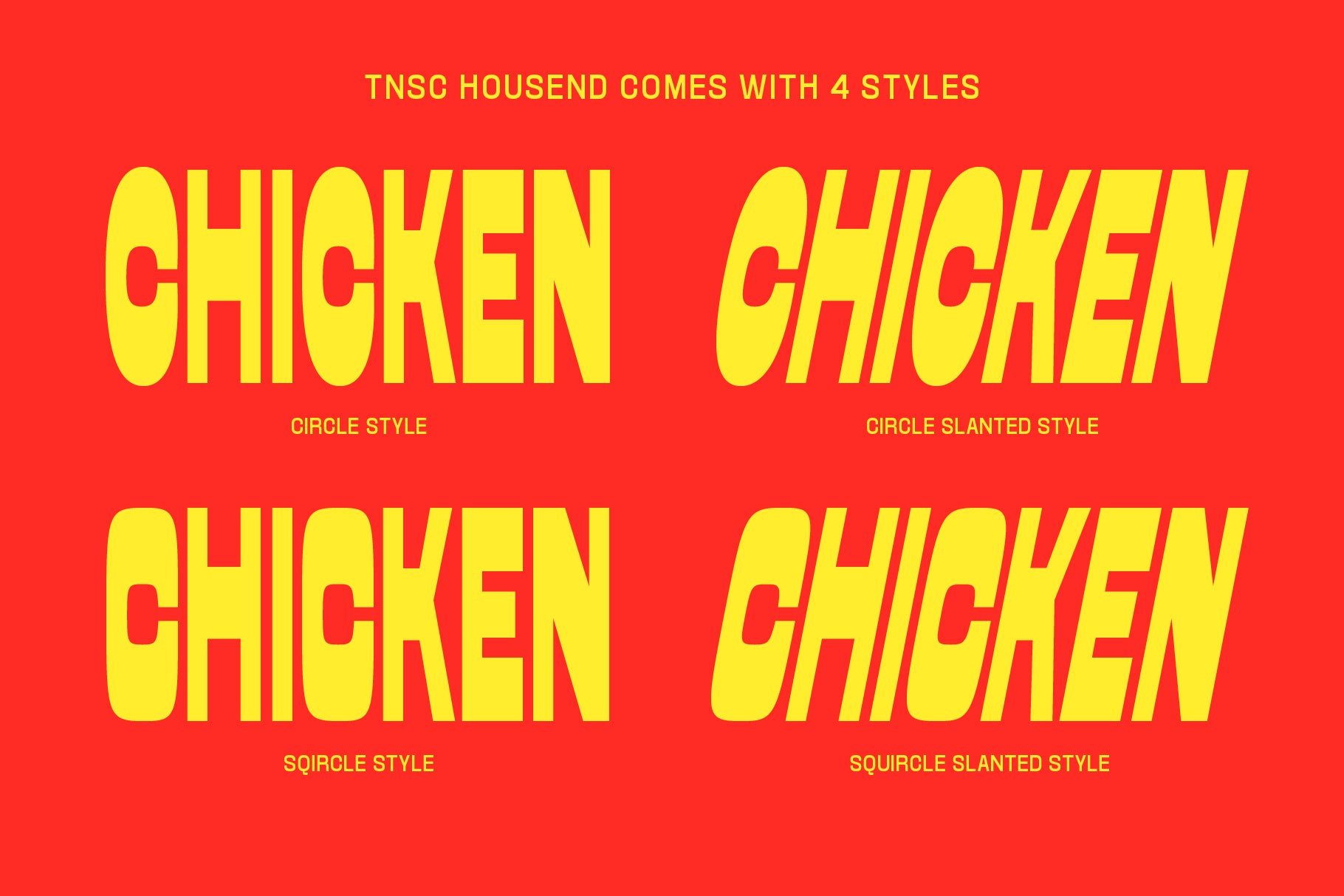 Housend Typeface The Native Saint Club