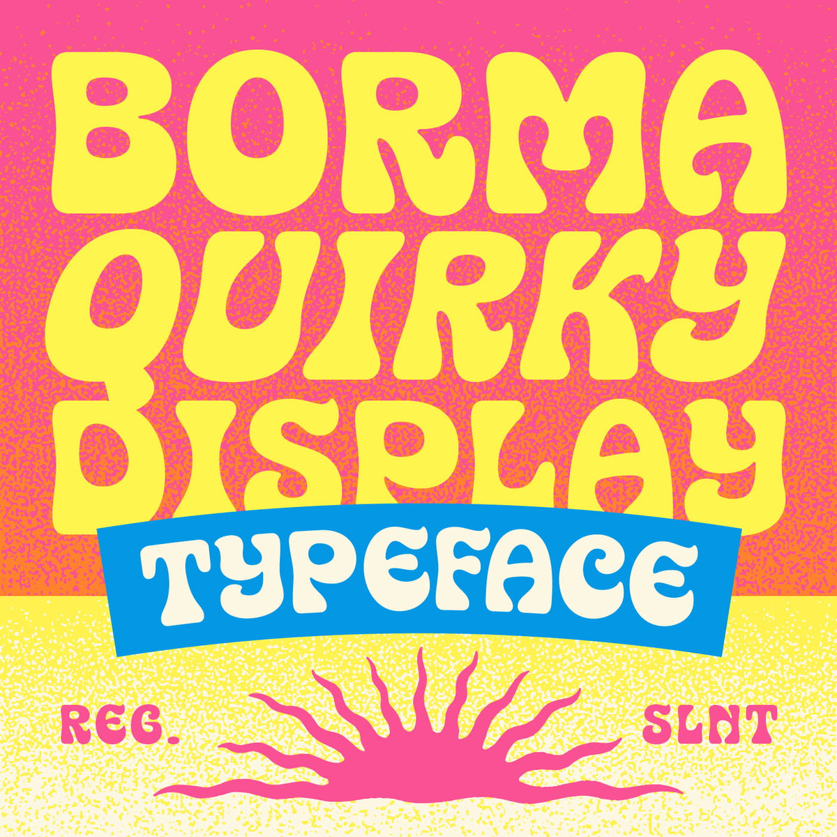 TNSC Borma Typeface The Native Saint Club