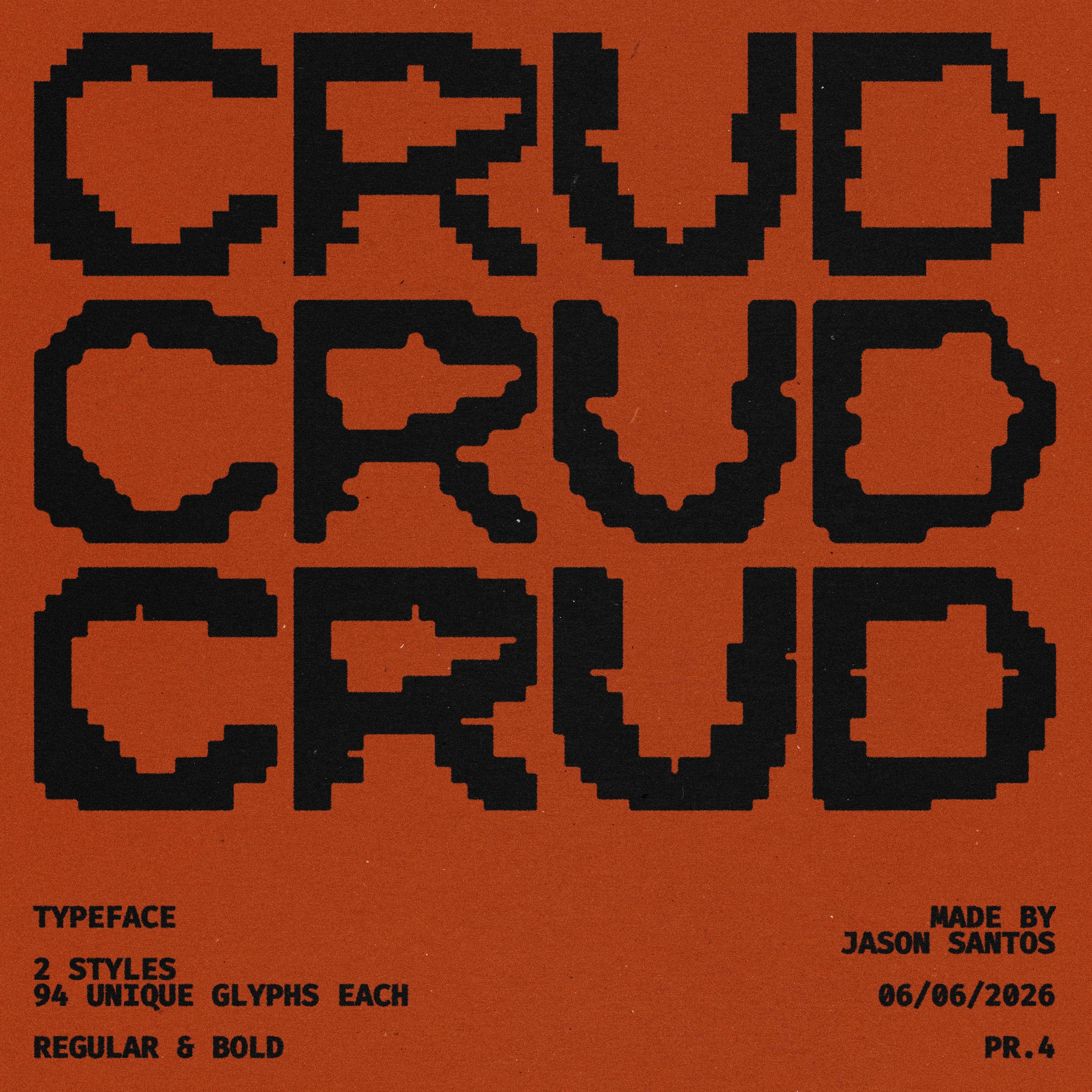 Crud Typeface Jason Santos