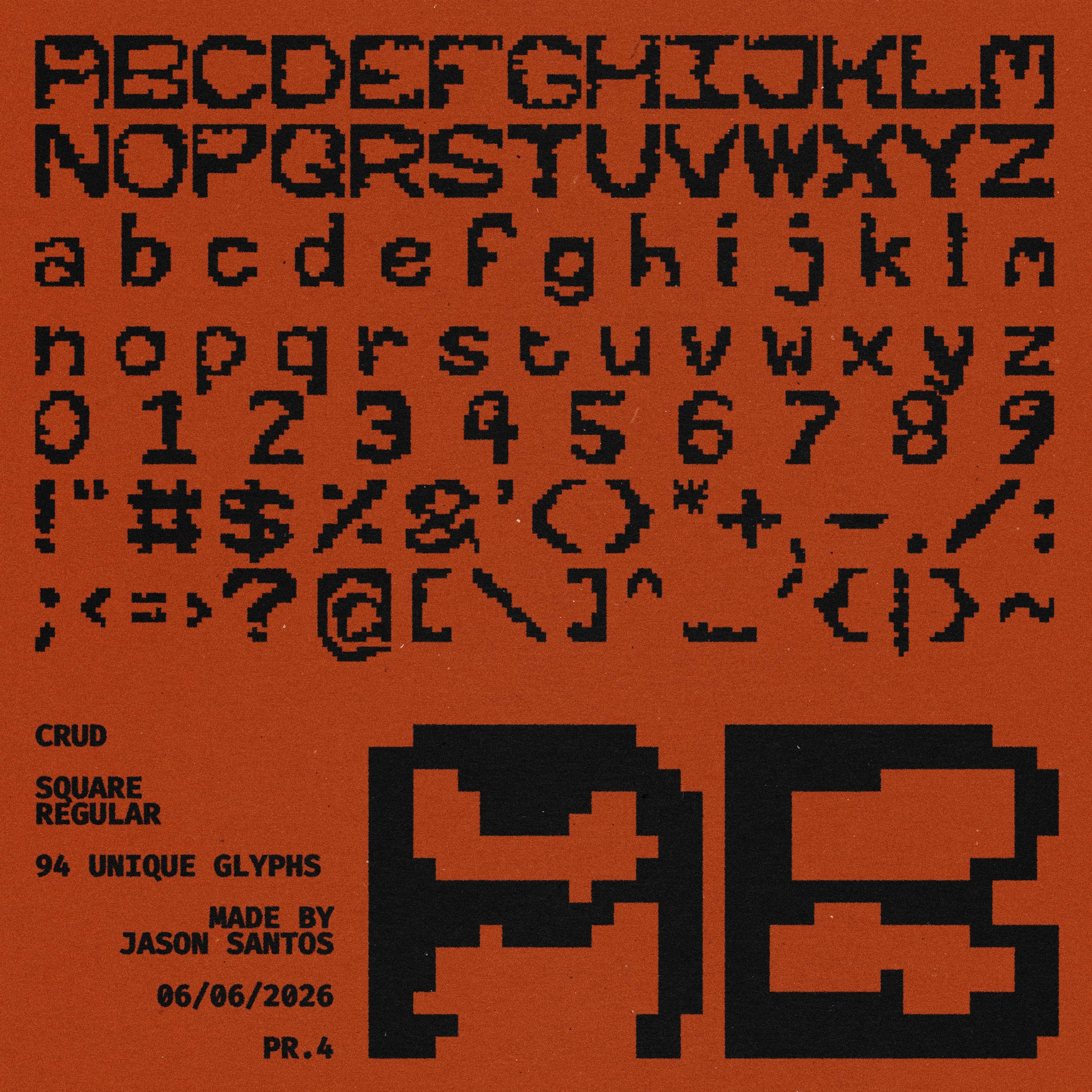 Crud Typeface Jason Santos