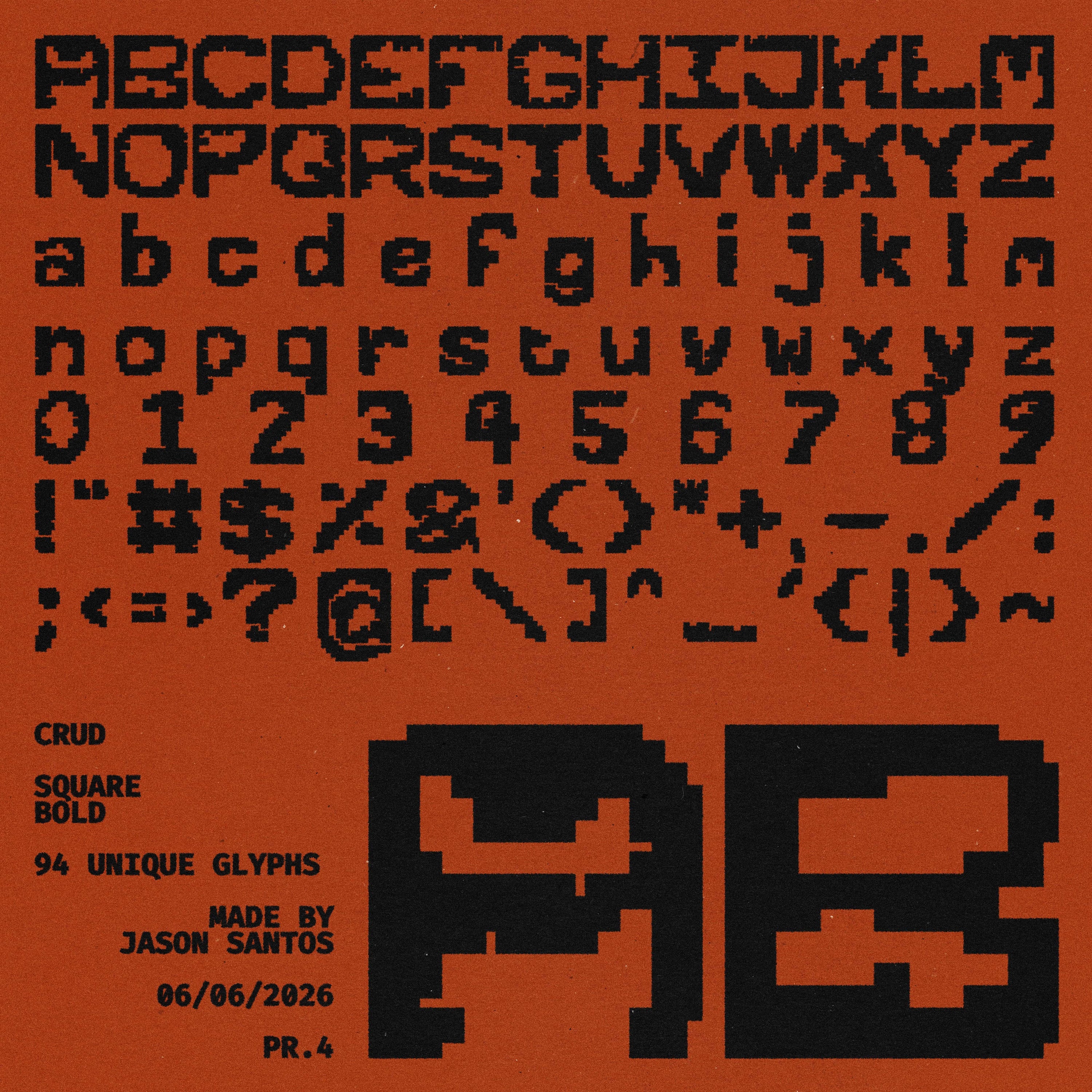Crud Typeface Jason Santos