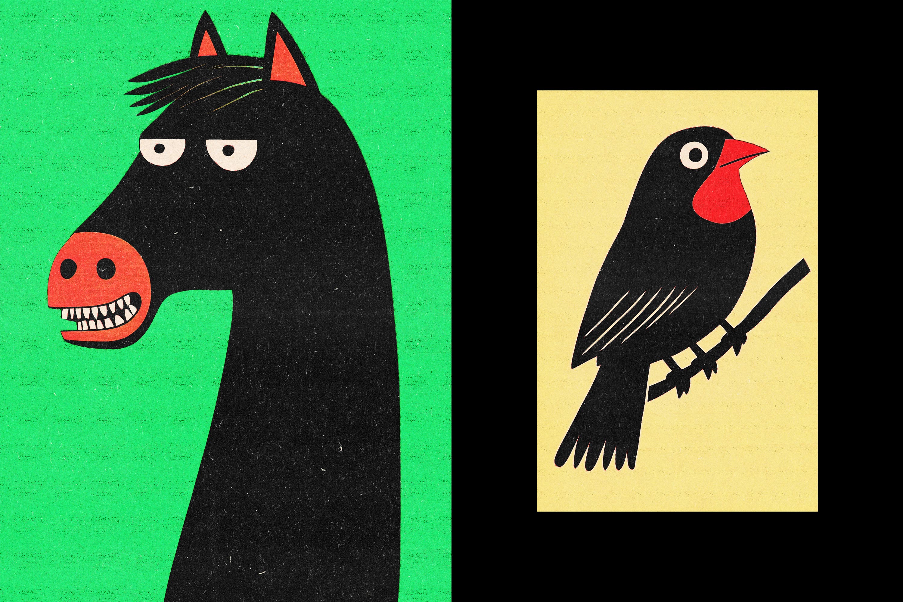 Retro Misprint Design Effect Pixelbuddha