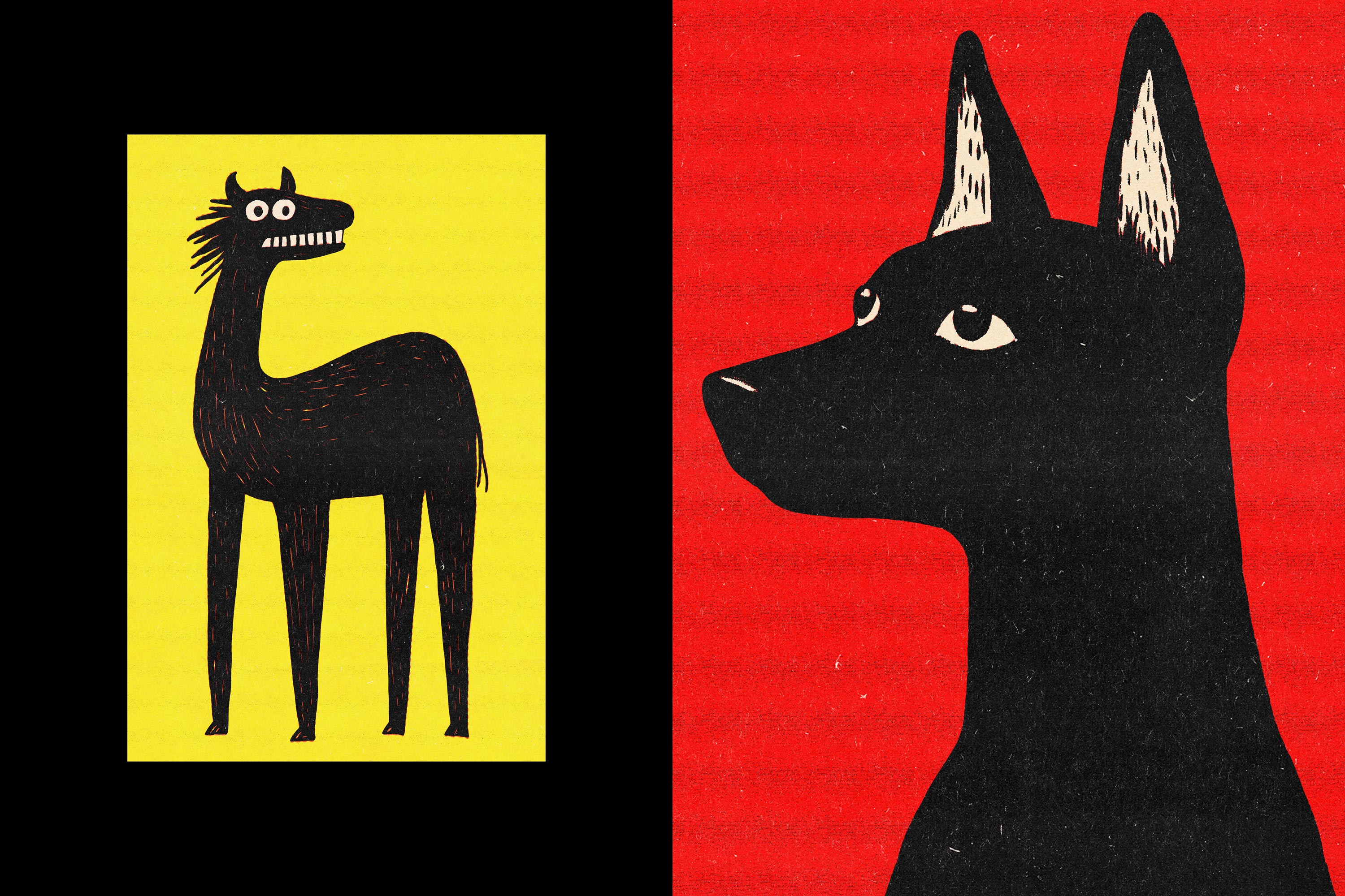 Retro Misprint Design Effect Pixelbuddha