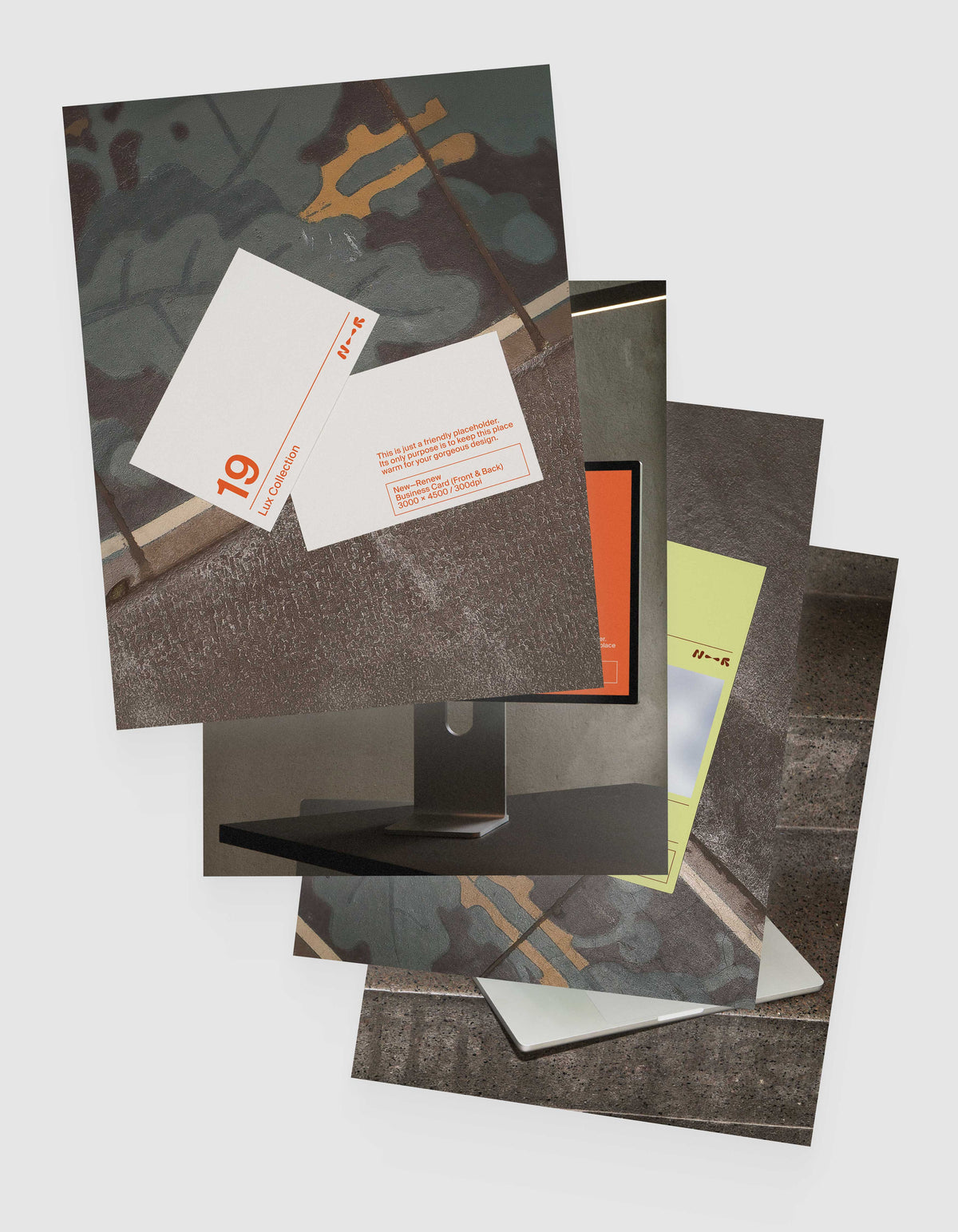 Rough Vintage Mockup Bundle New—Renew