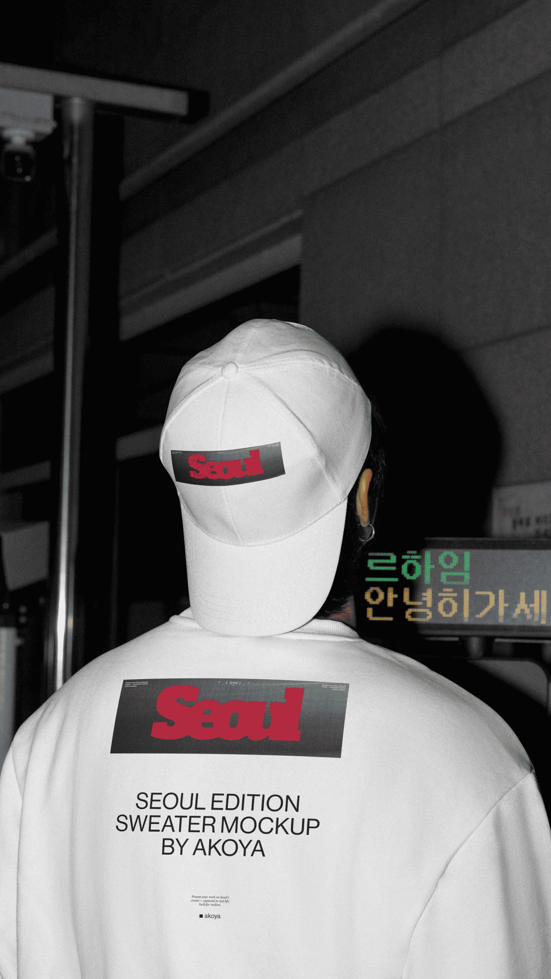 Seoul Cap Mockup 02 Akoya Mockups