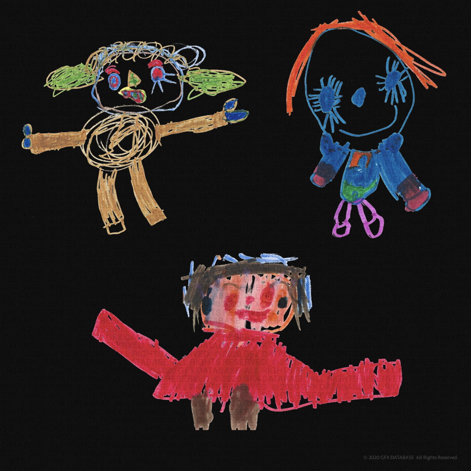 12 School Drawing Graphics GFX Database