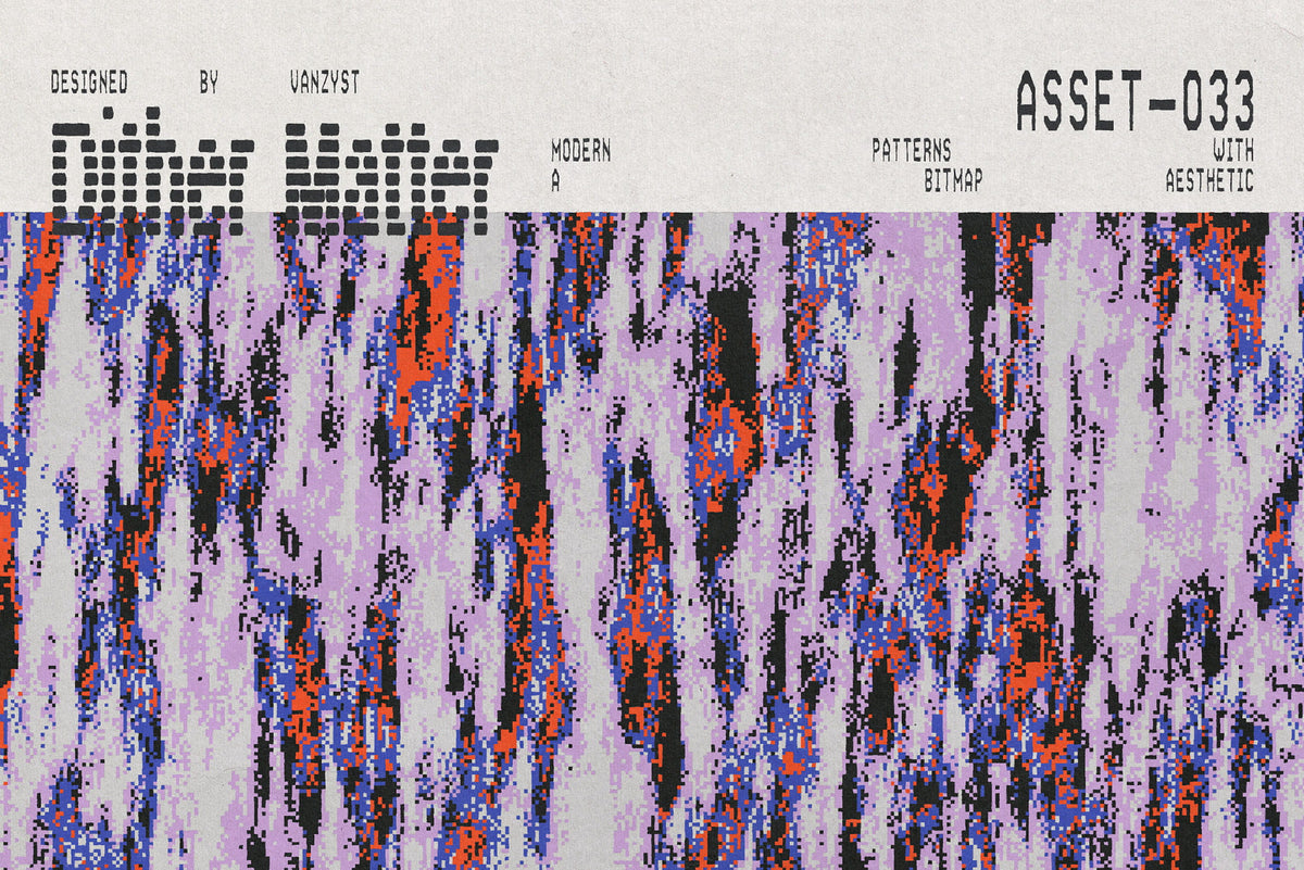 Dither Matter Seamless Pattern Collection Vanzyst