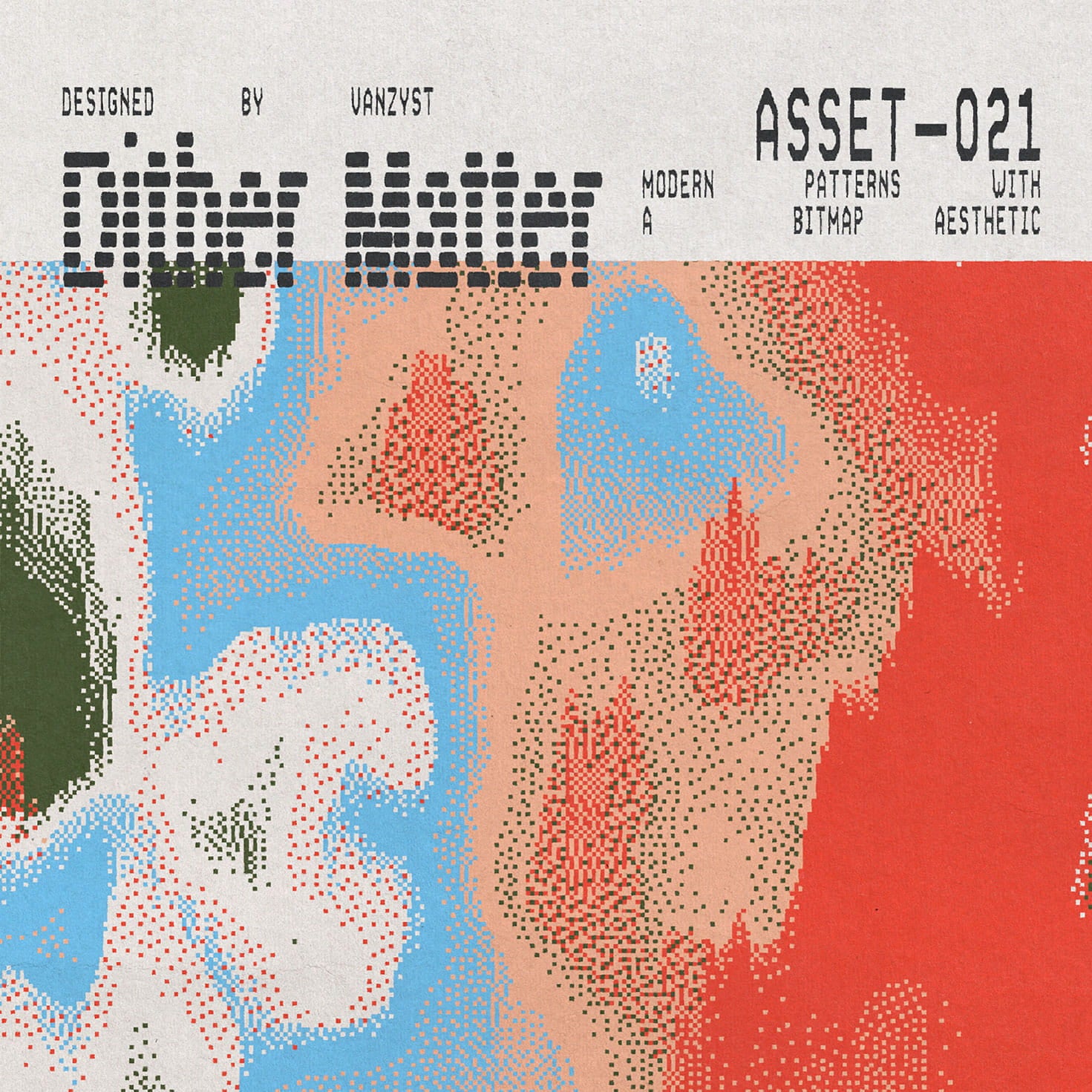 Dither Matter Seamless Pattern Collection Vanzyst