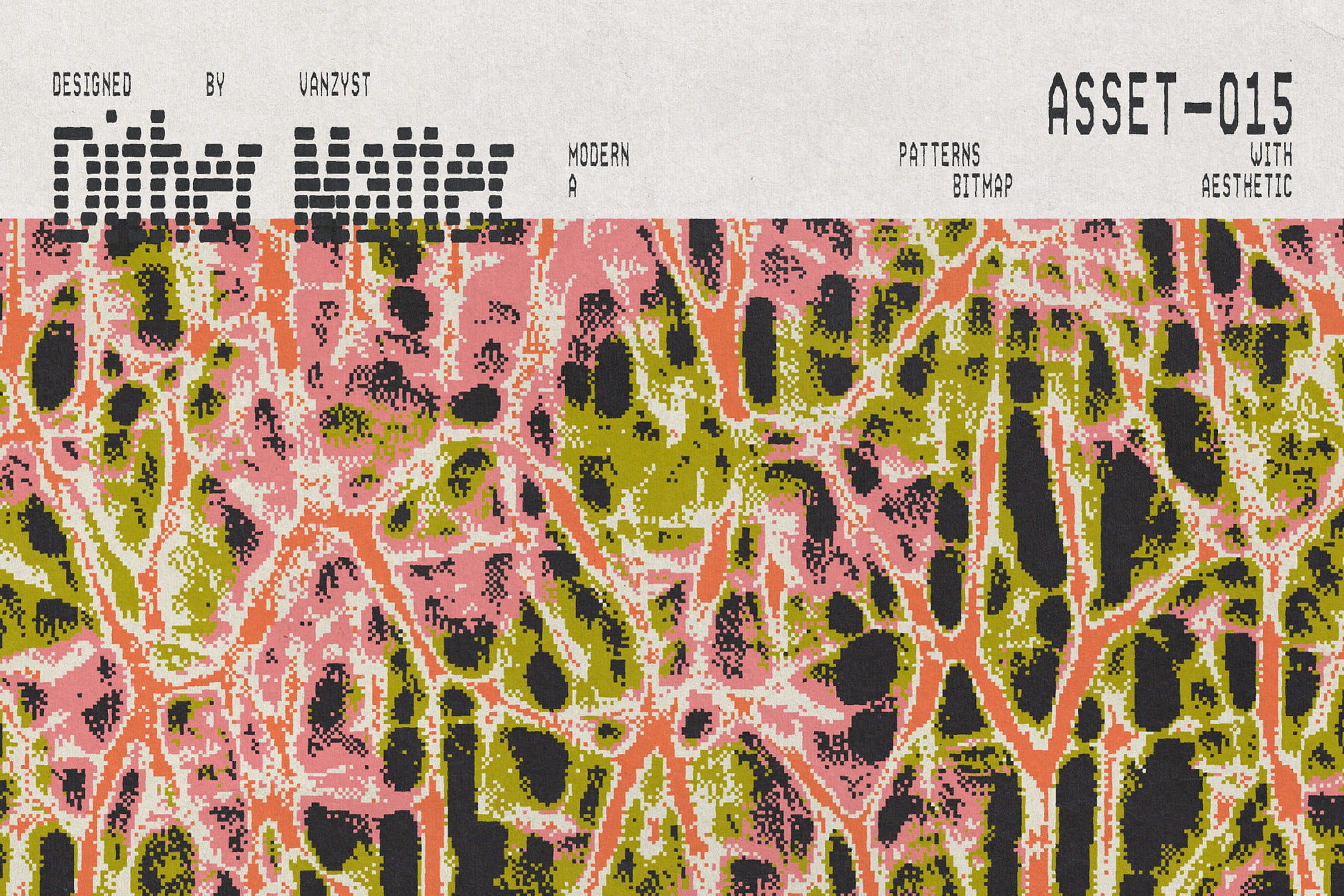 Dither Matter Seamless Pattern Collection Vanzyst