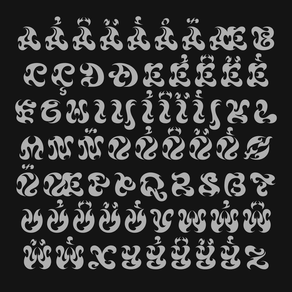 Flint Typeface Marialisa Giavitto