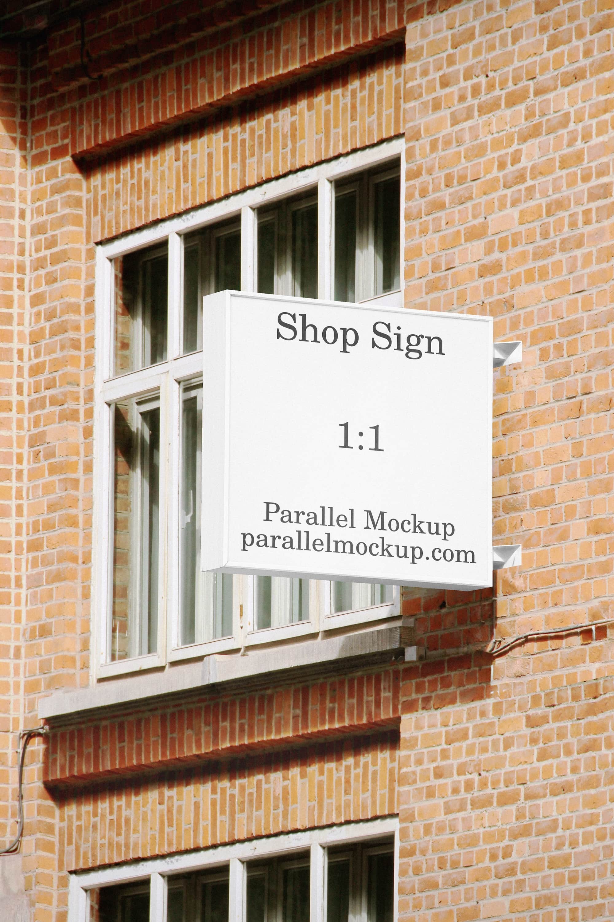 Shop Sign Mockup CI-A-04 Parallel Mockup