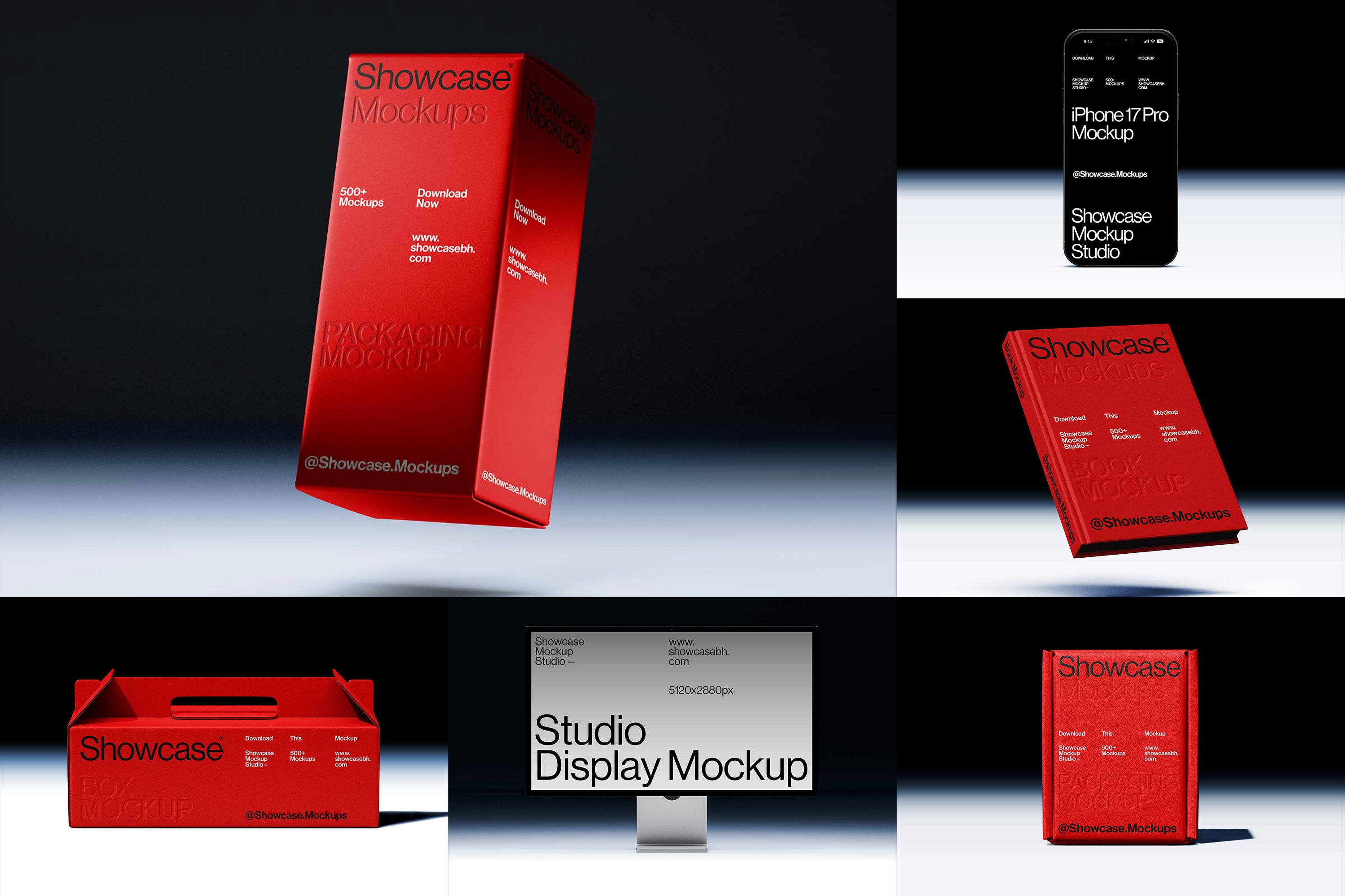 GD00_Branding Mockups Bundle Showcase Mockups